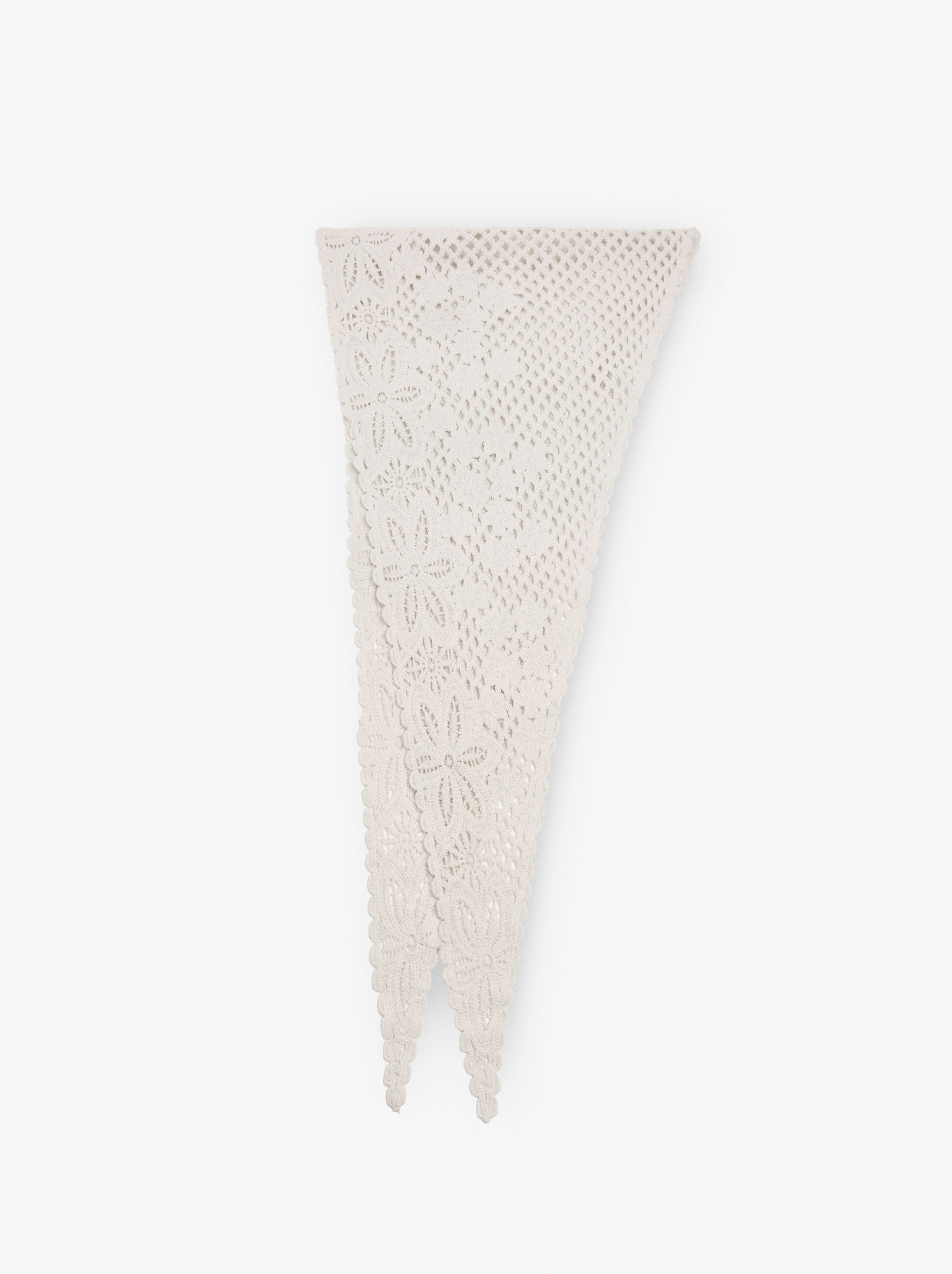 Fazzoletto multifunzionale in crochet 100% cotone