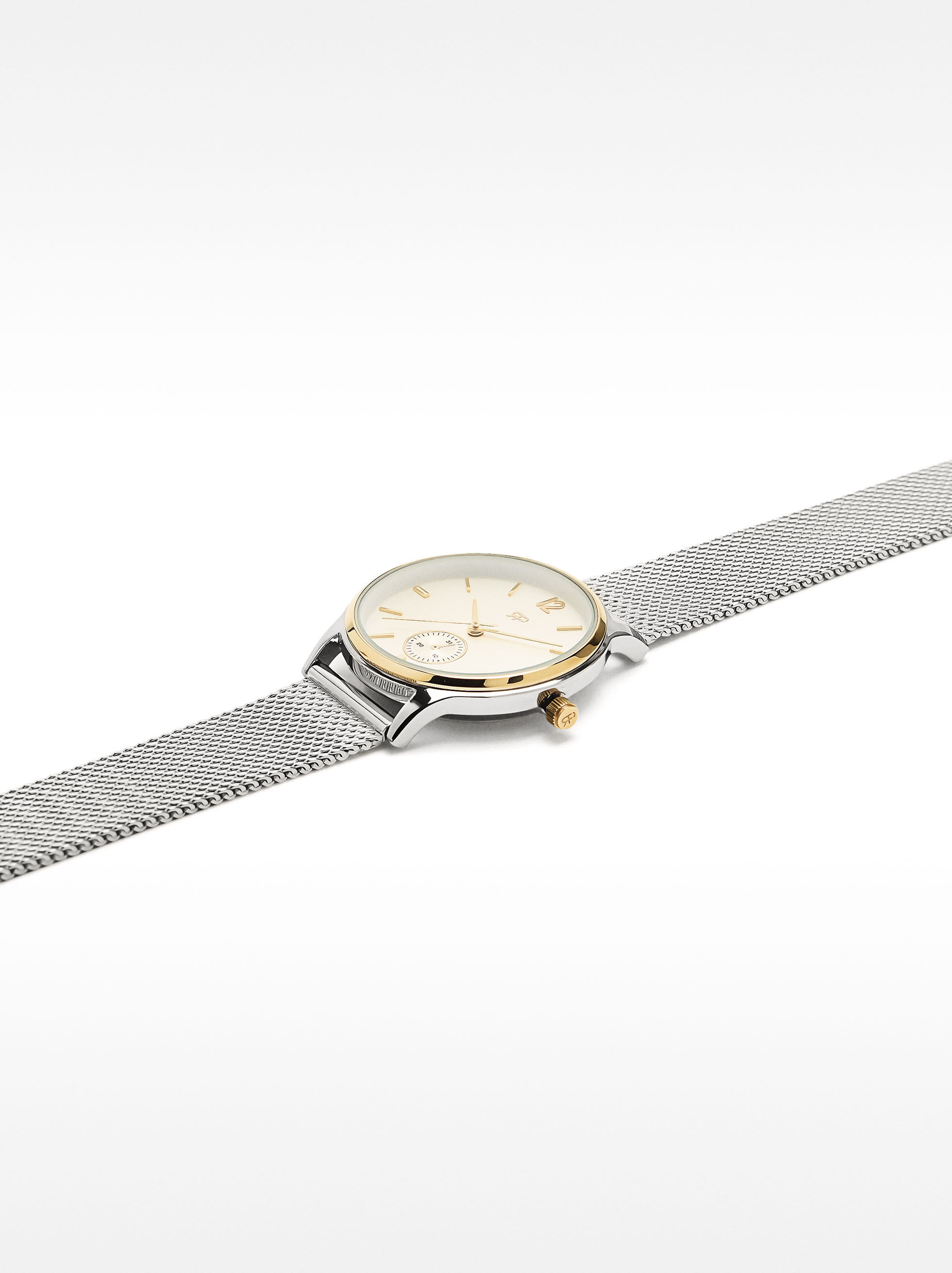 Orologio cinturino in acciaio a maglie