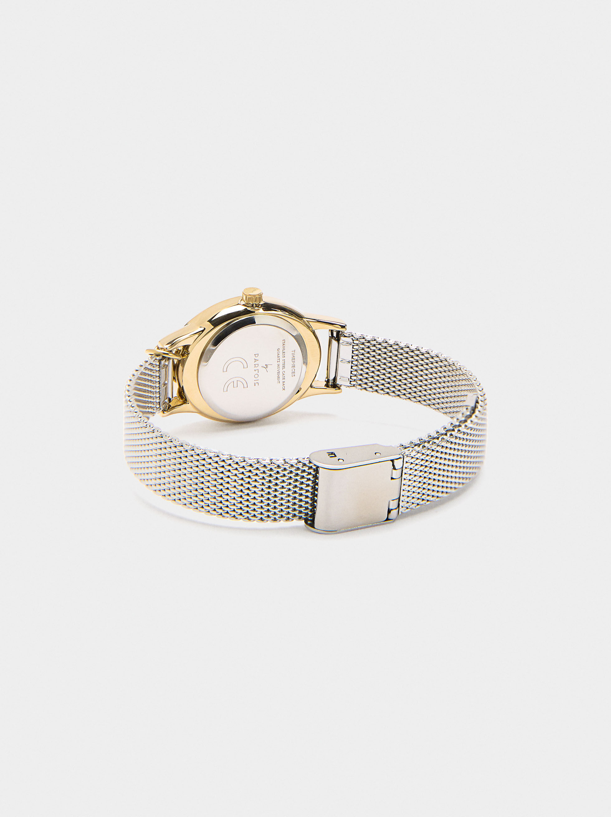 Orologio da polso in metallo con charm