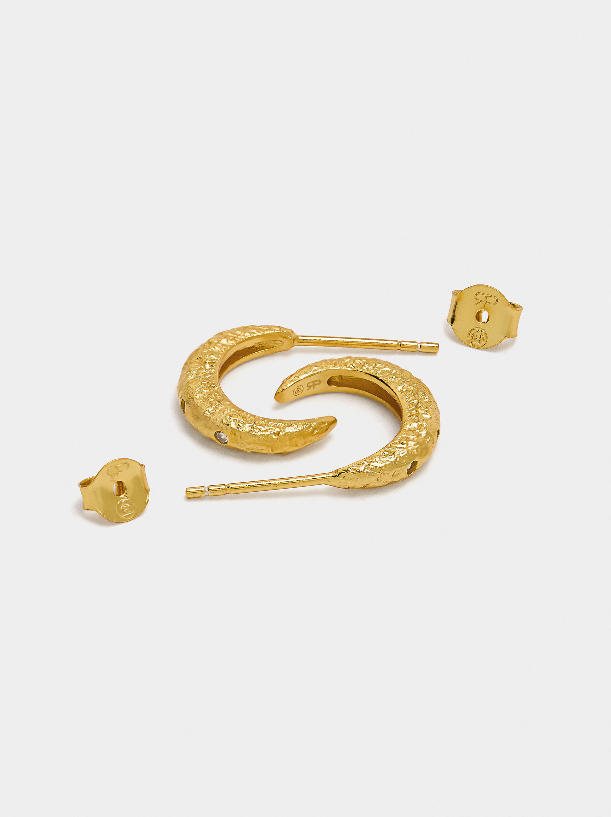 Orecchini con zirconi - argento 925