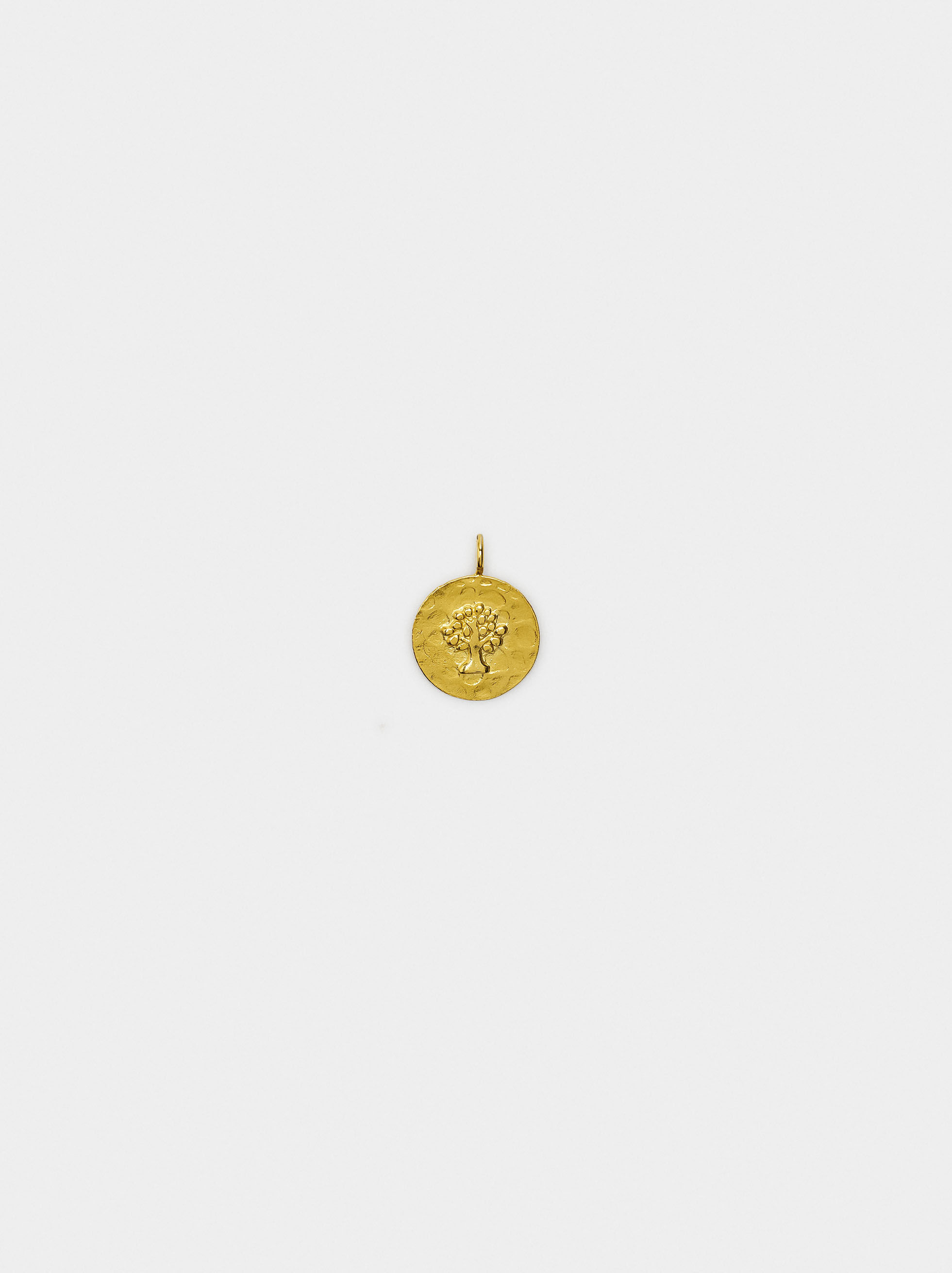 Charm medaglia albero della vita - argento sterling 925