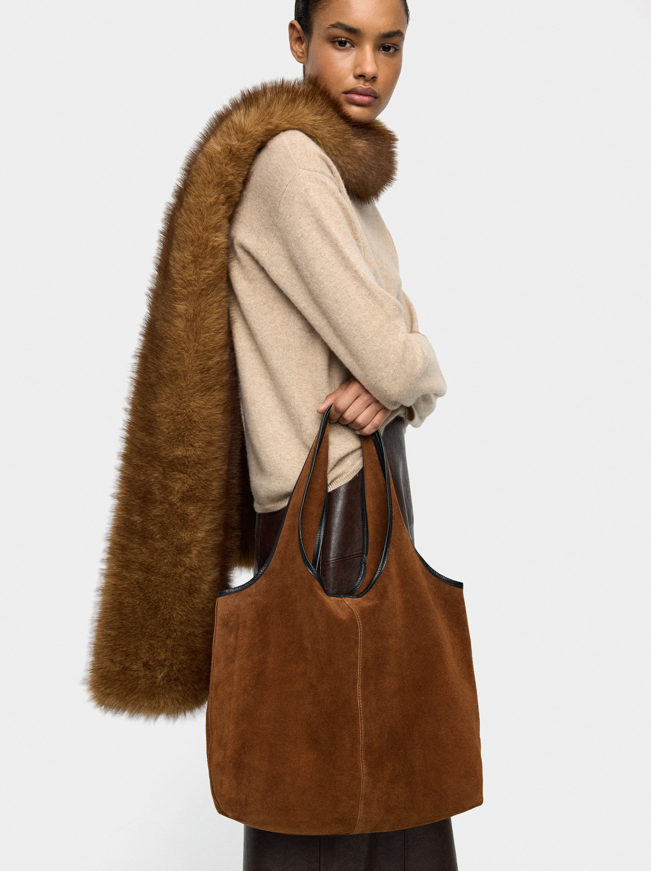 Borsa a tracolla in pelle