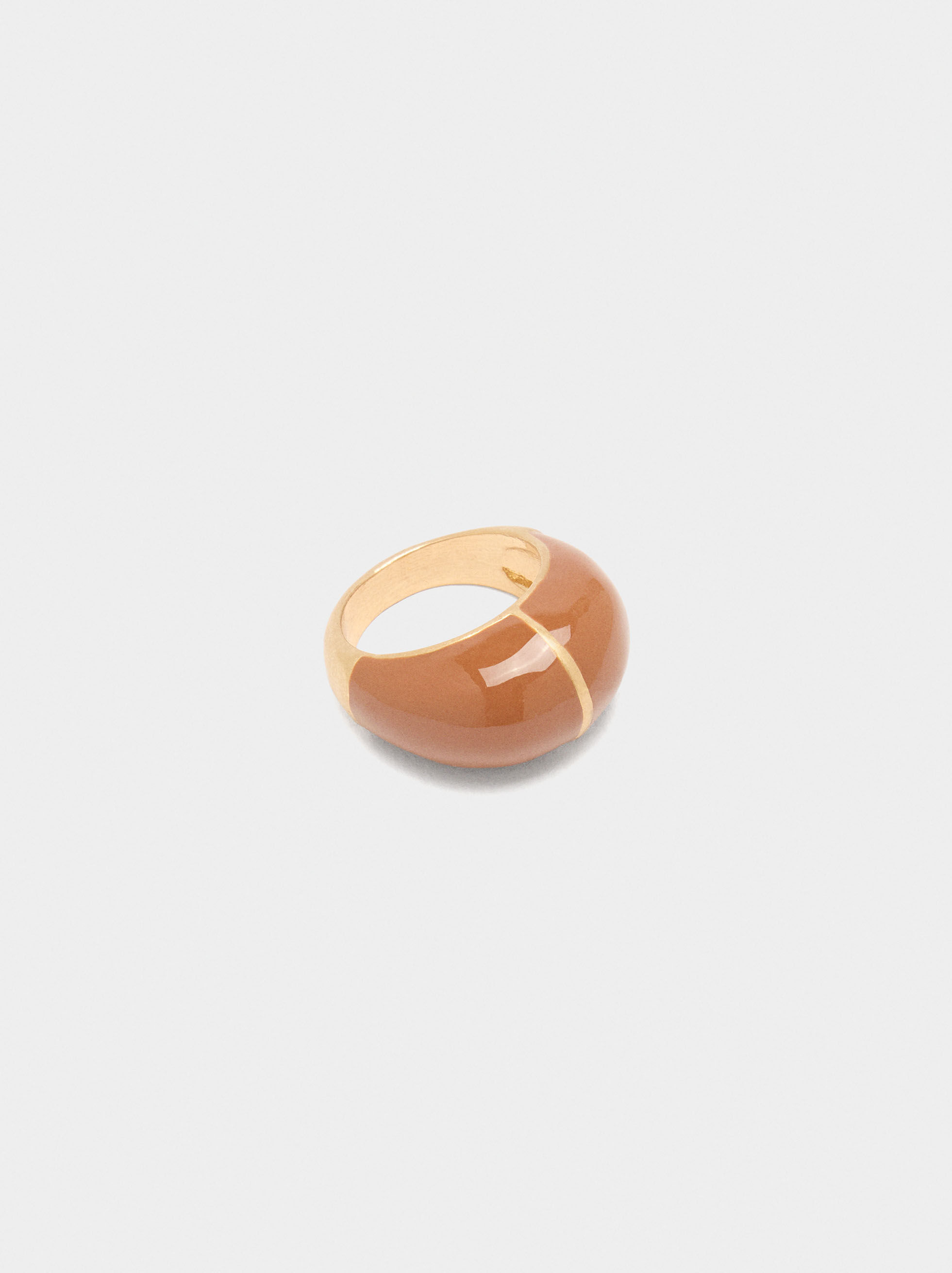 Anello rotondo con smalto