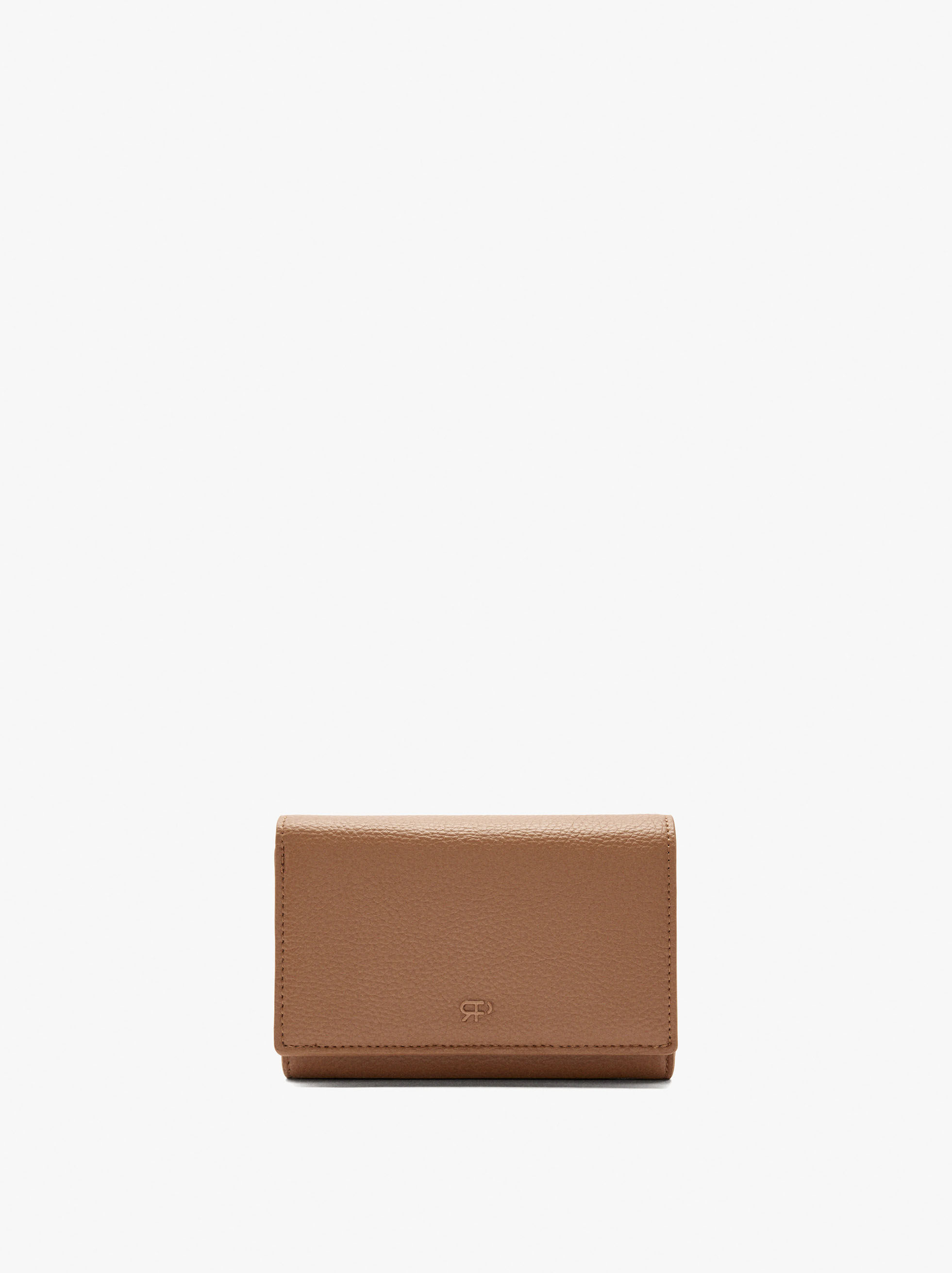 Portamonete con texture e cerniera