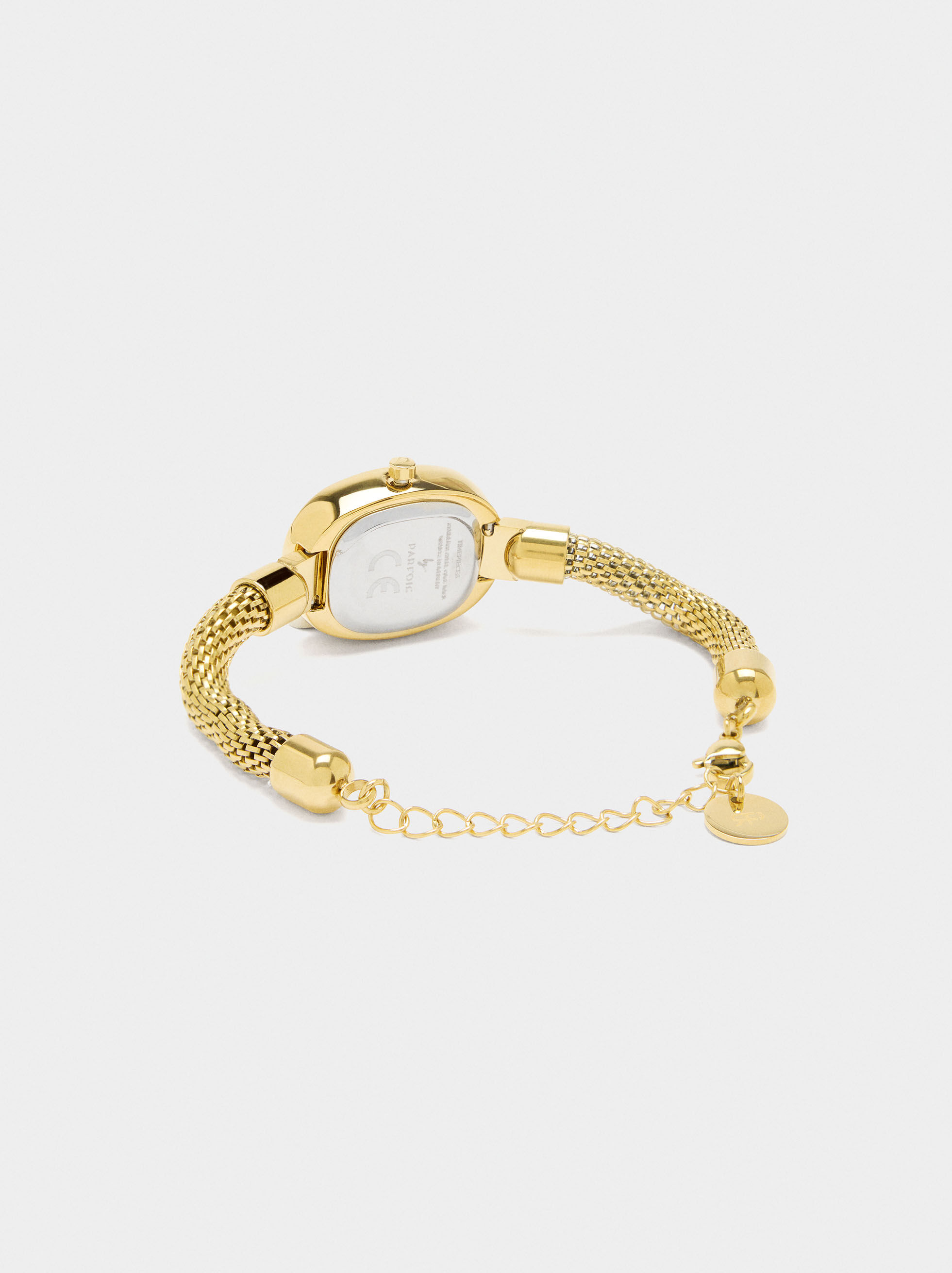 Orologio con cinturino a catena in acciaio inossidabile