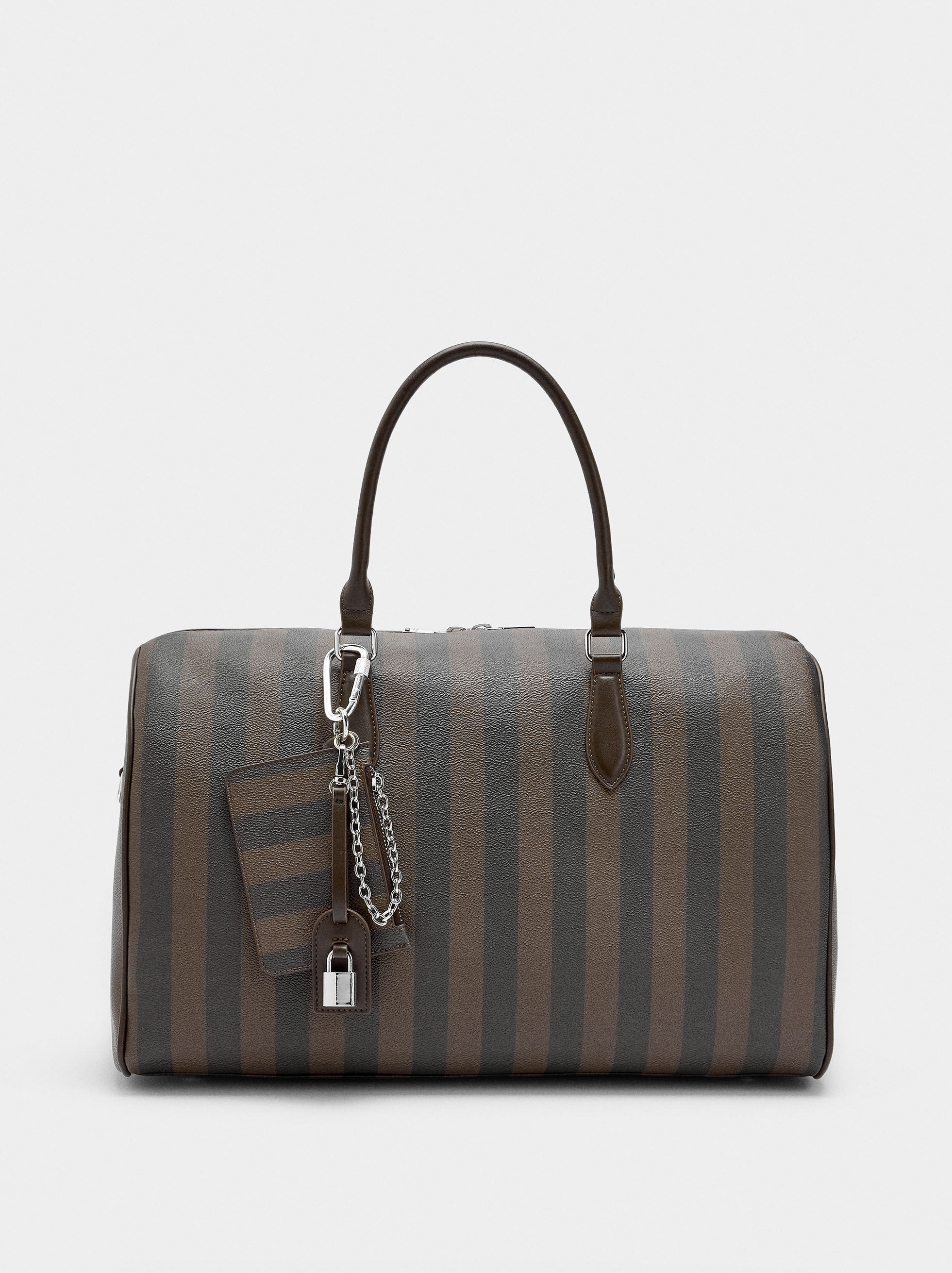 Borsa da weekend a righe