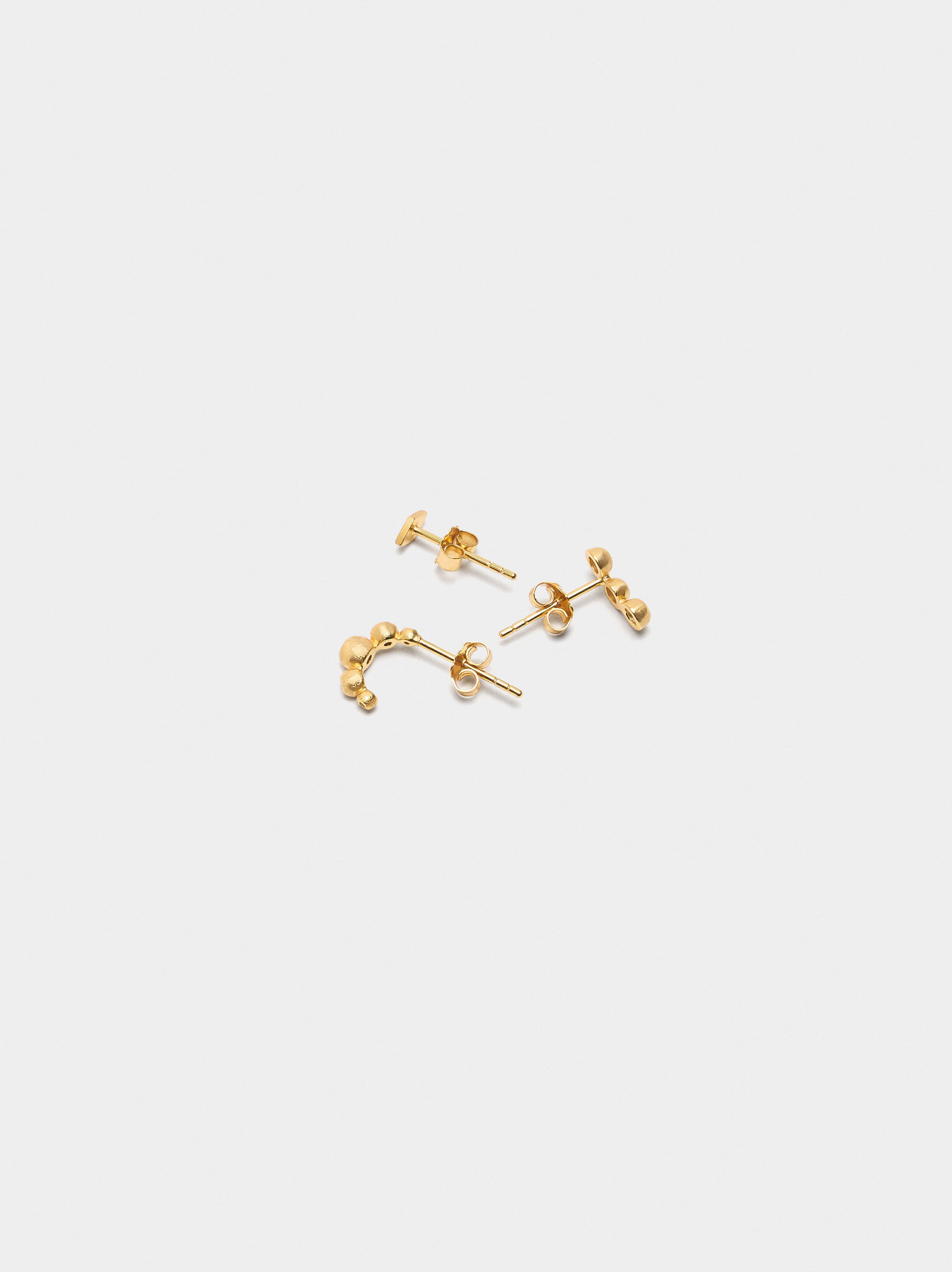 Set di orecchini con zirconi - argento 925