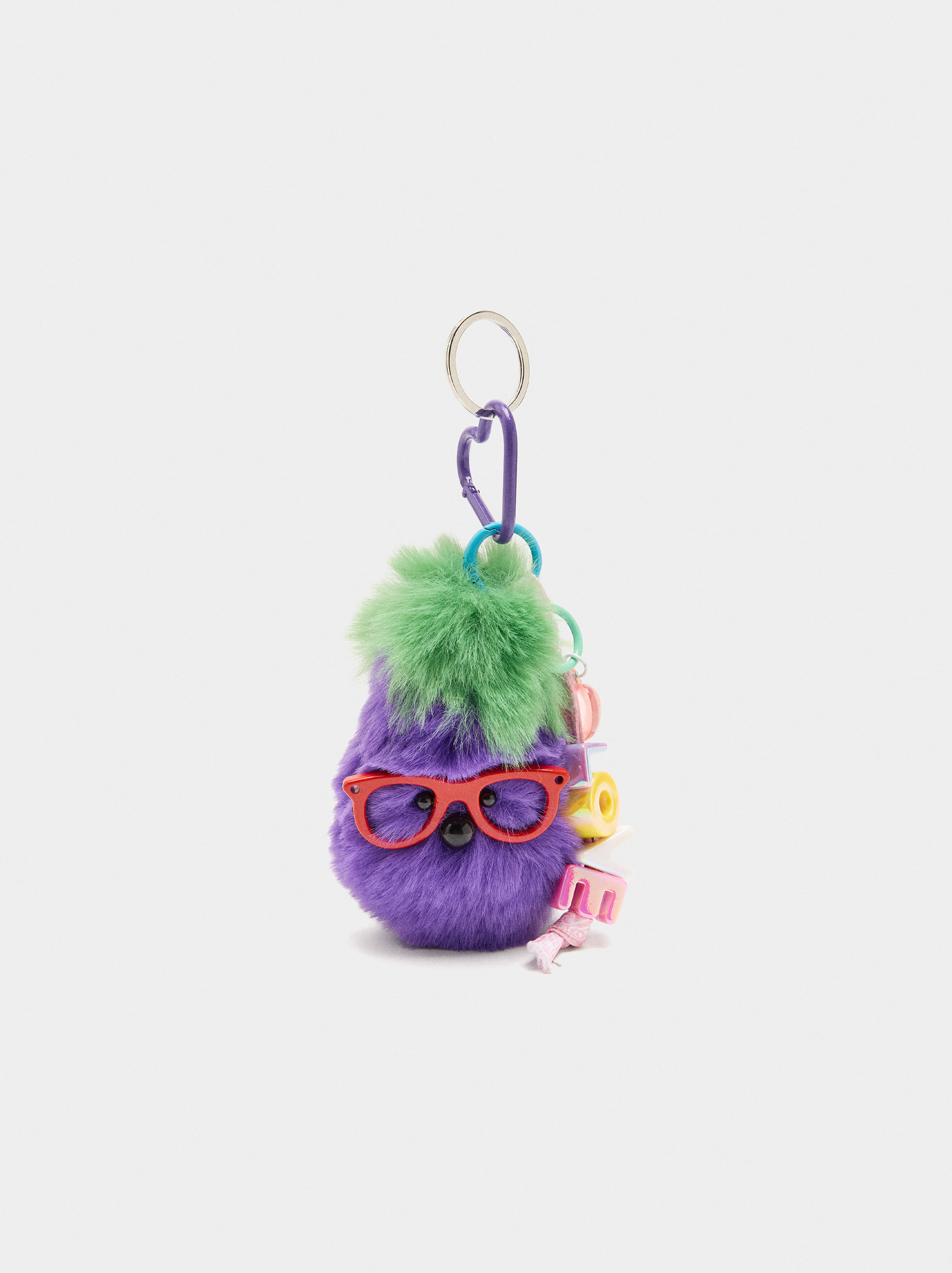Portachiavi charm pompon LOVE