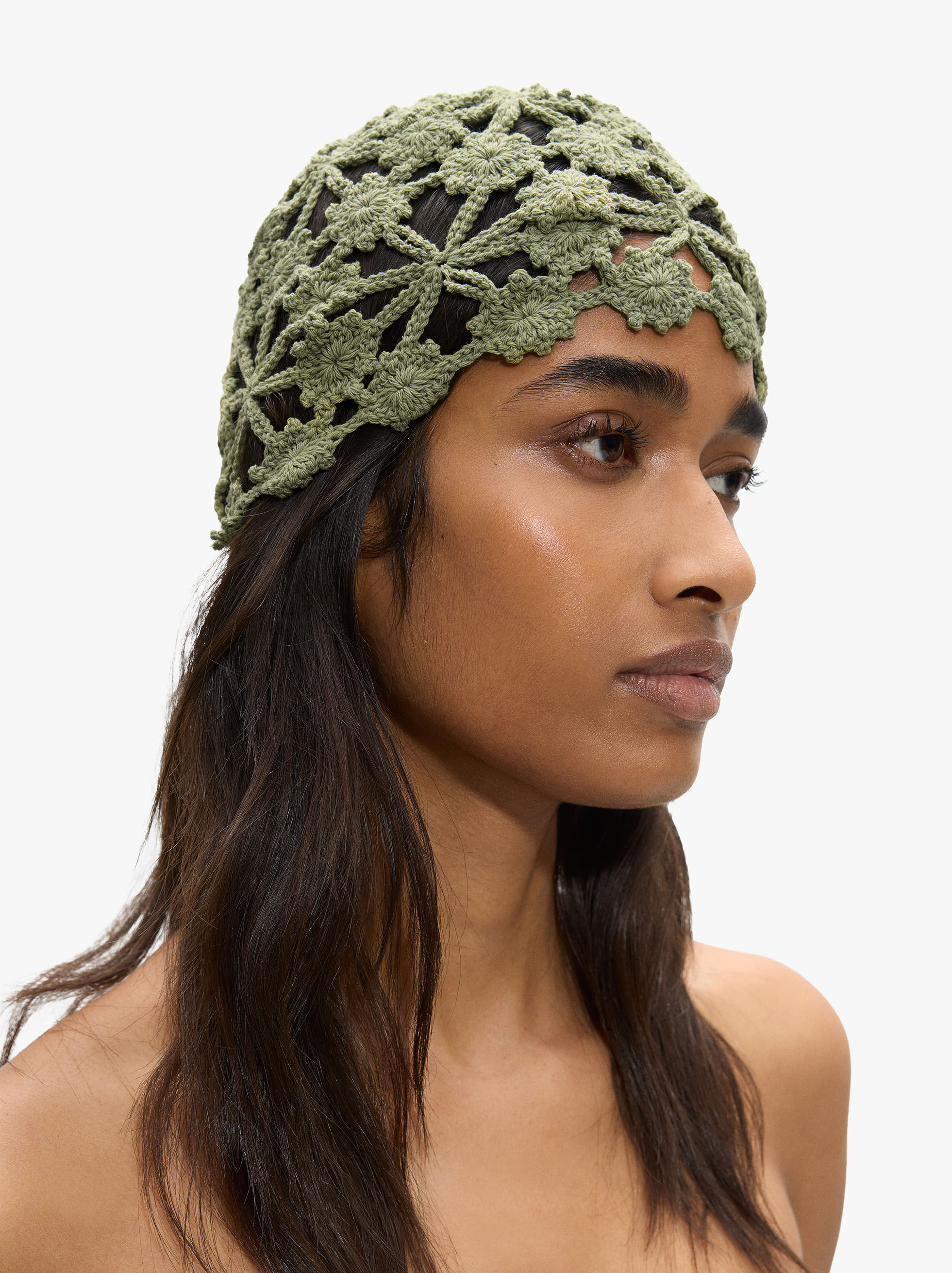 Berretto in crochet 100% cotone