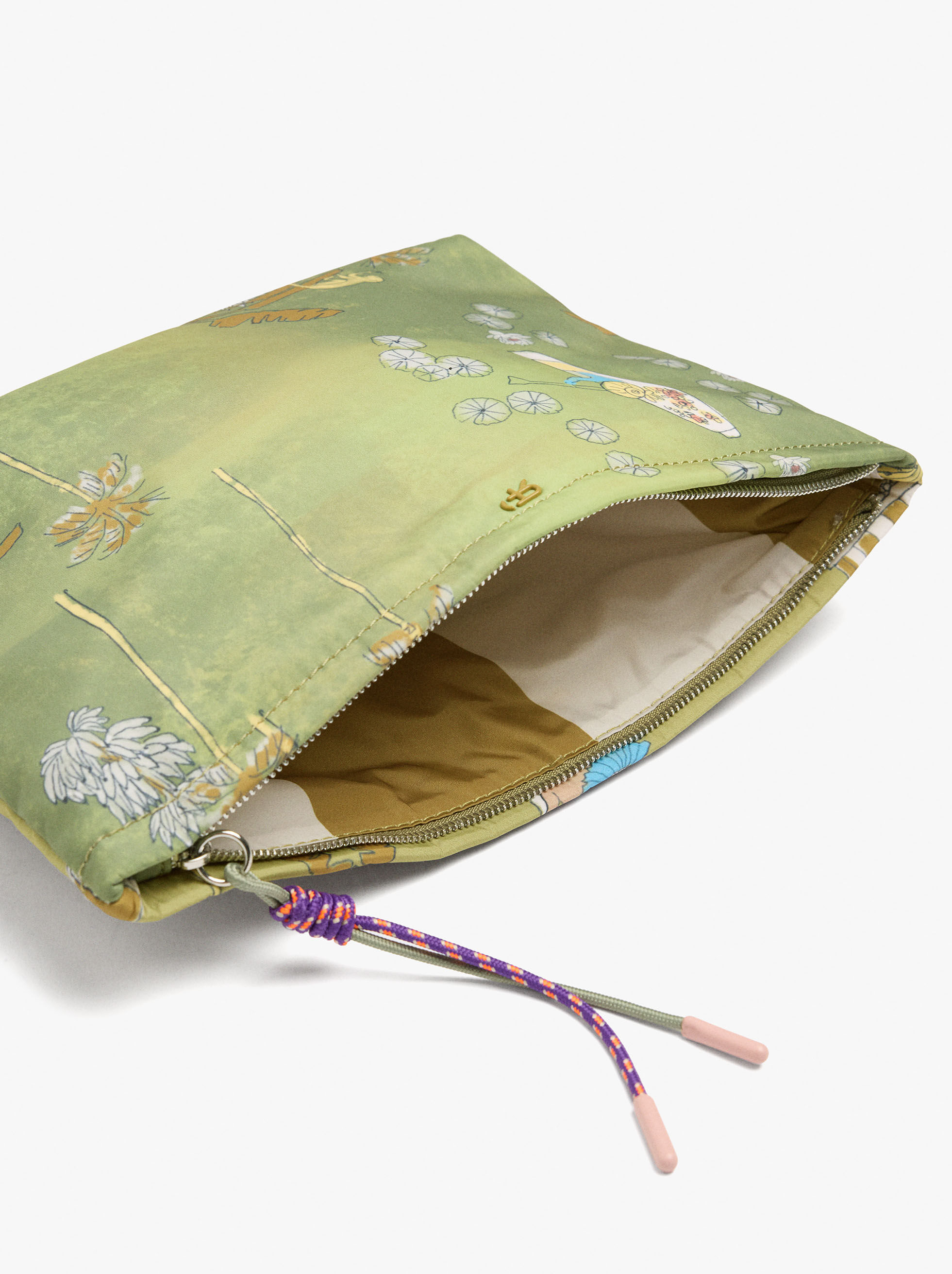 Borsa per cosmetici in nylon stampato