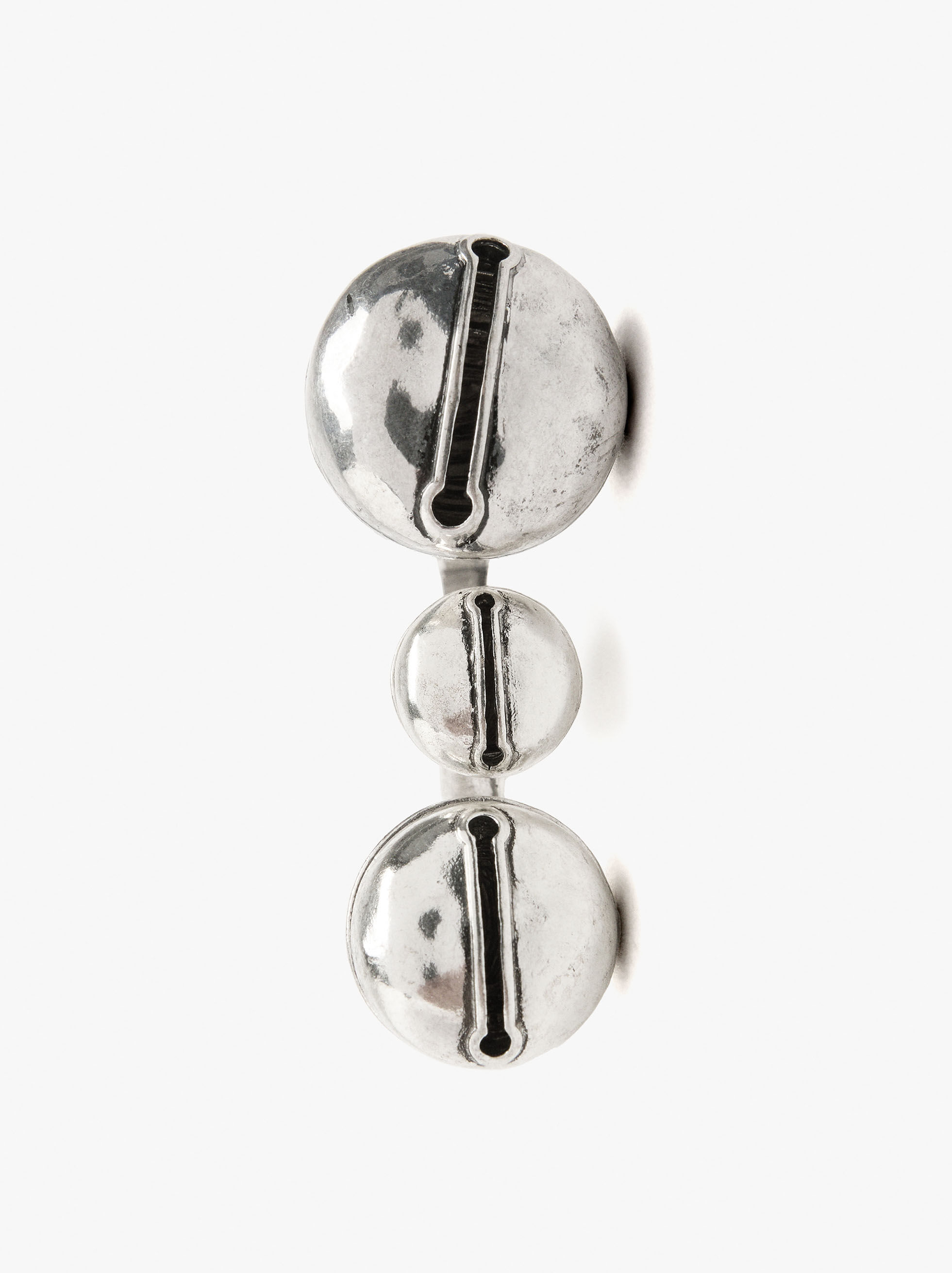 Anello triplo con campanelle
