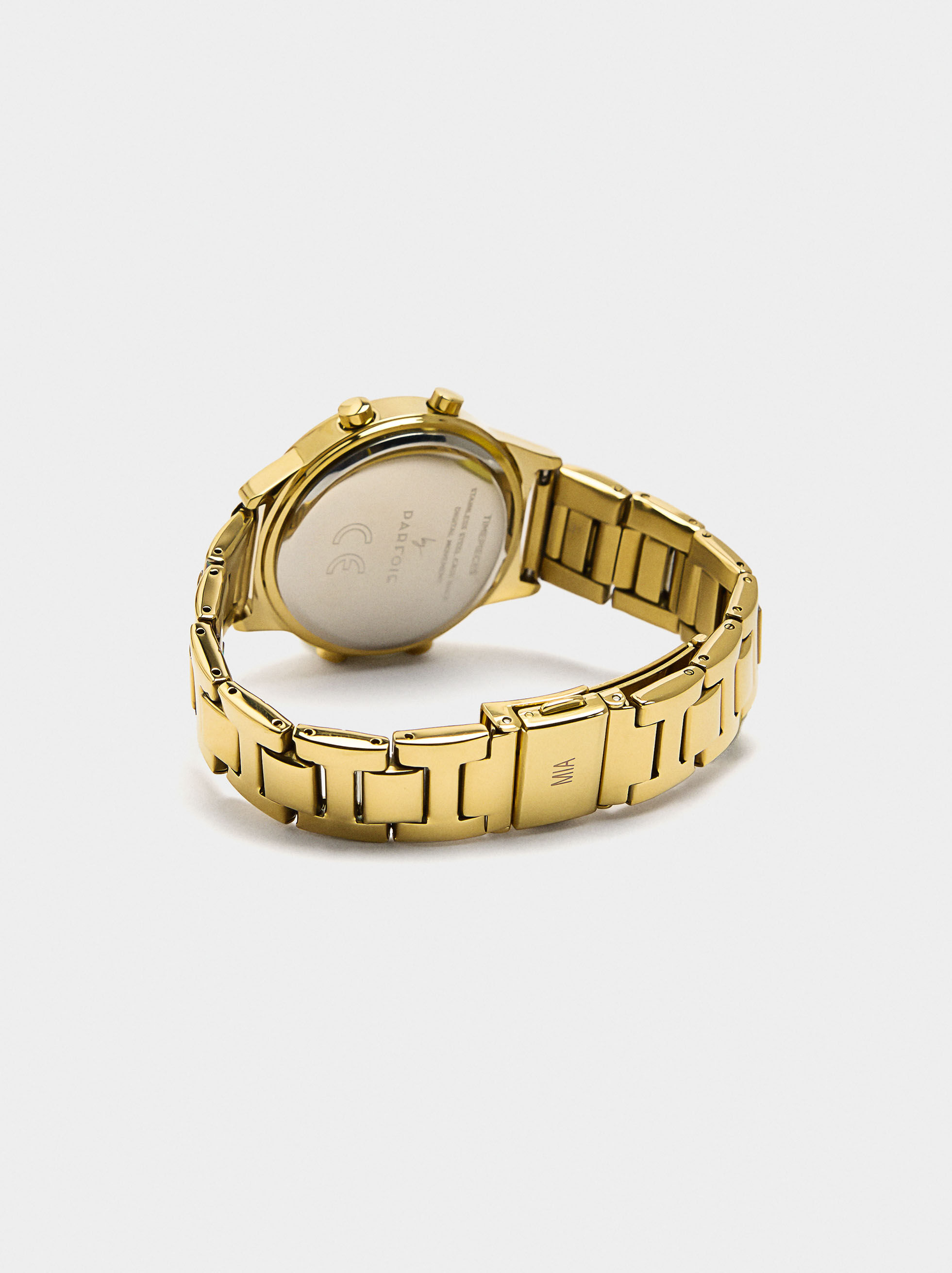Orologio digitale con cinturino in acciaio inossidabile