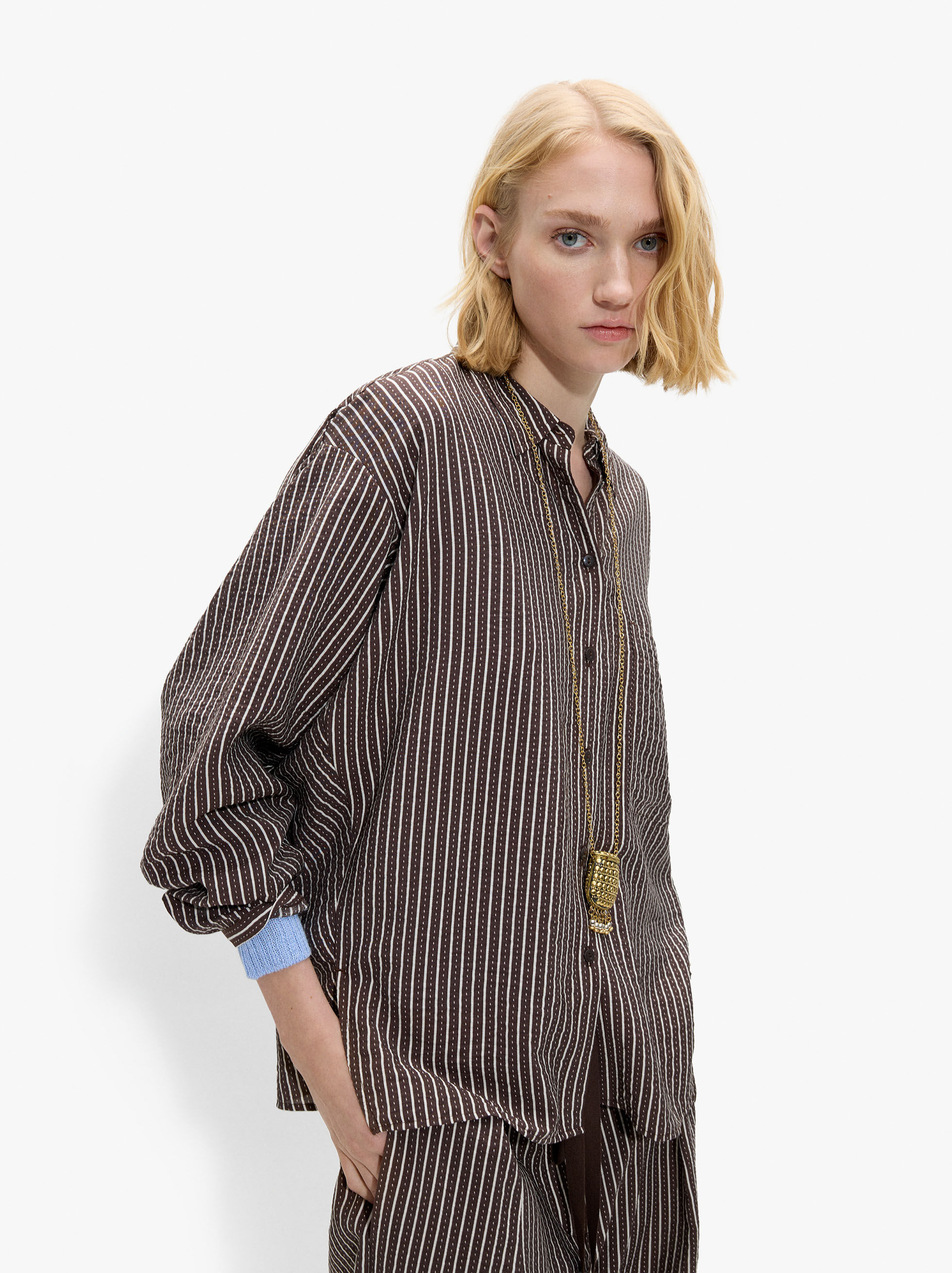 Camicia a righe