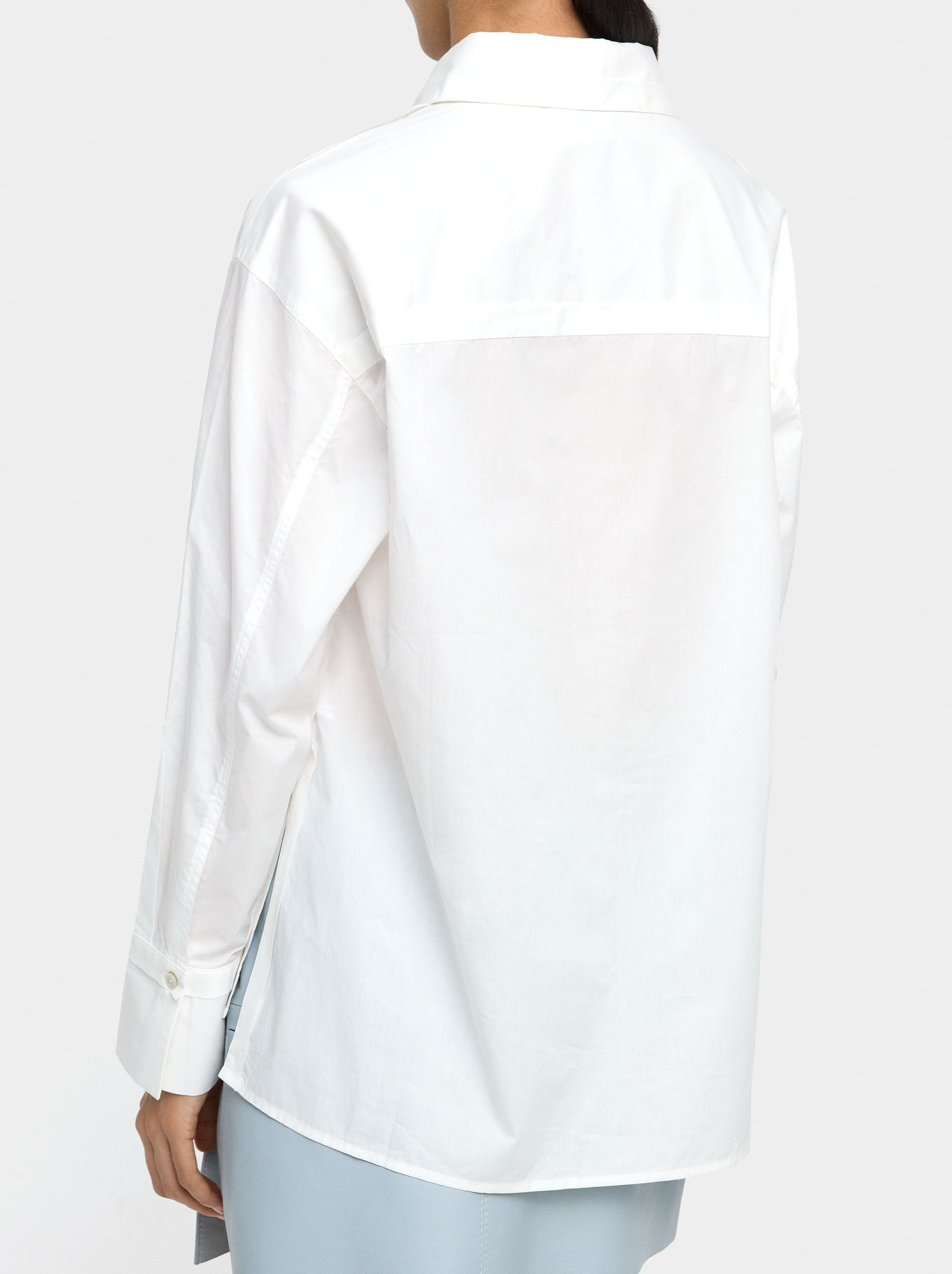 Camicia a maniche lunghe 100% cotone
