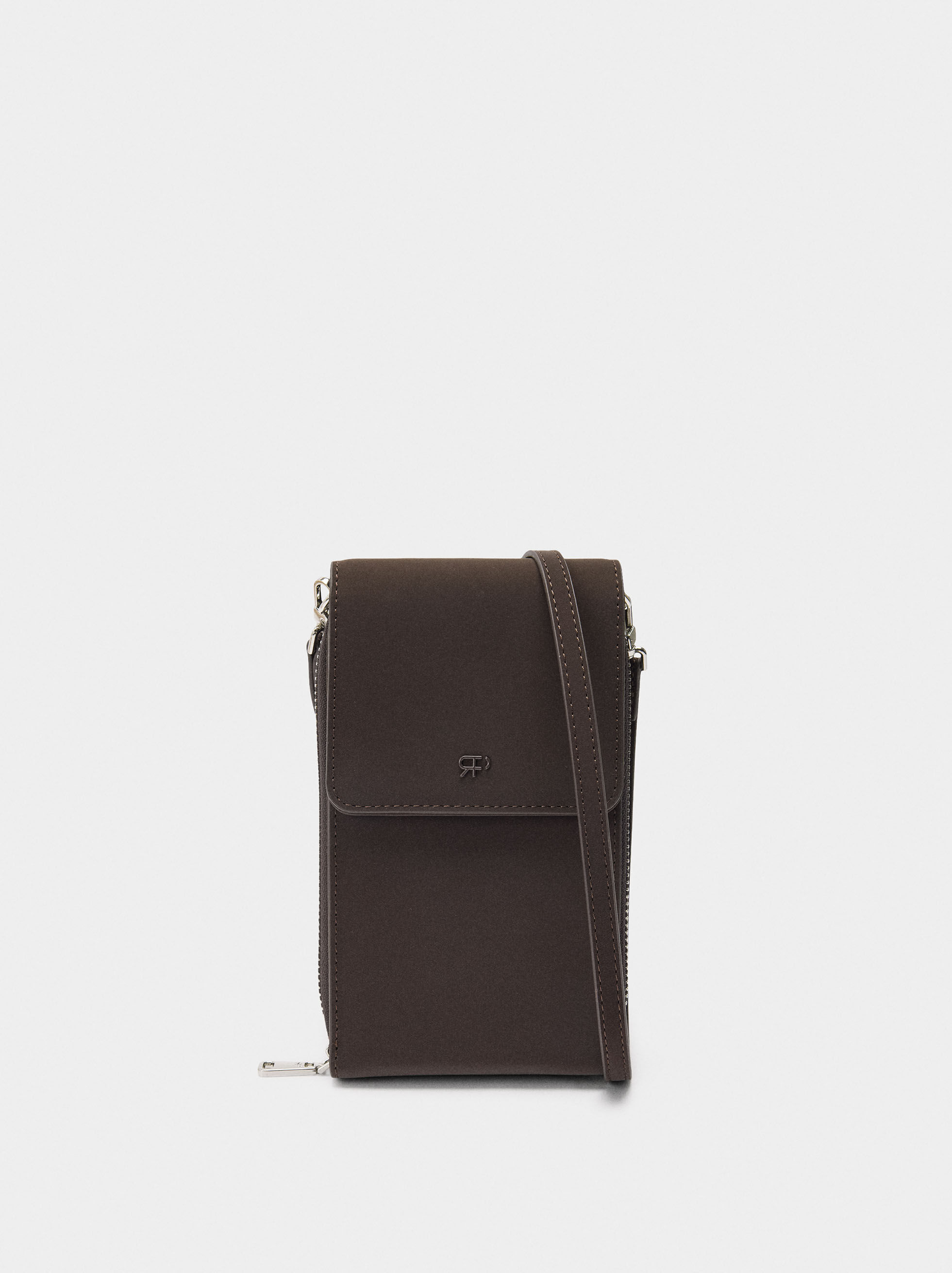 Borsa per telefono con texture morbida