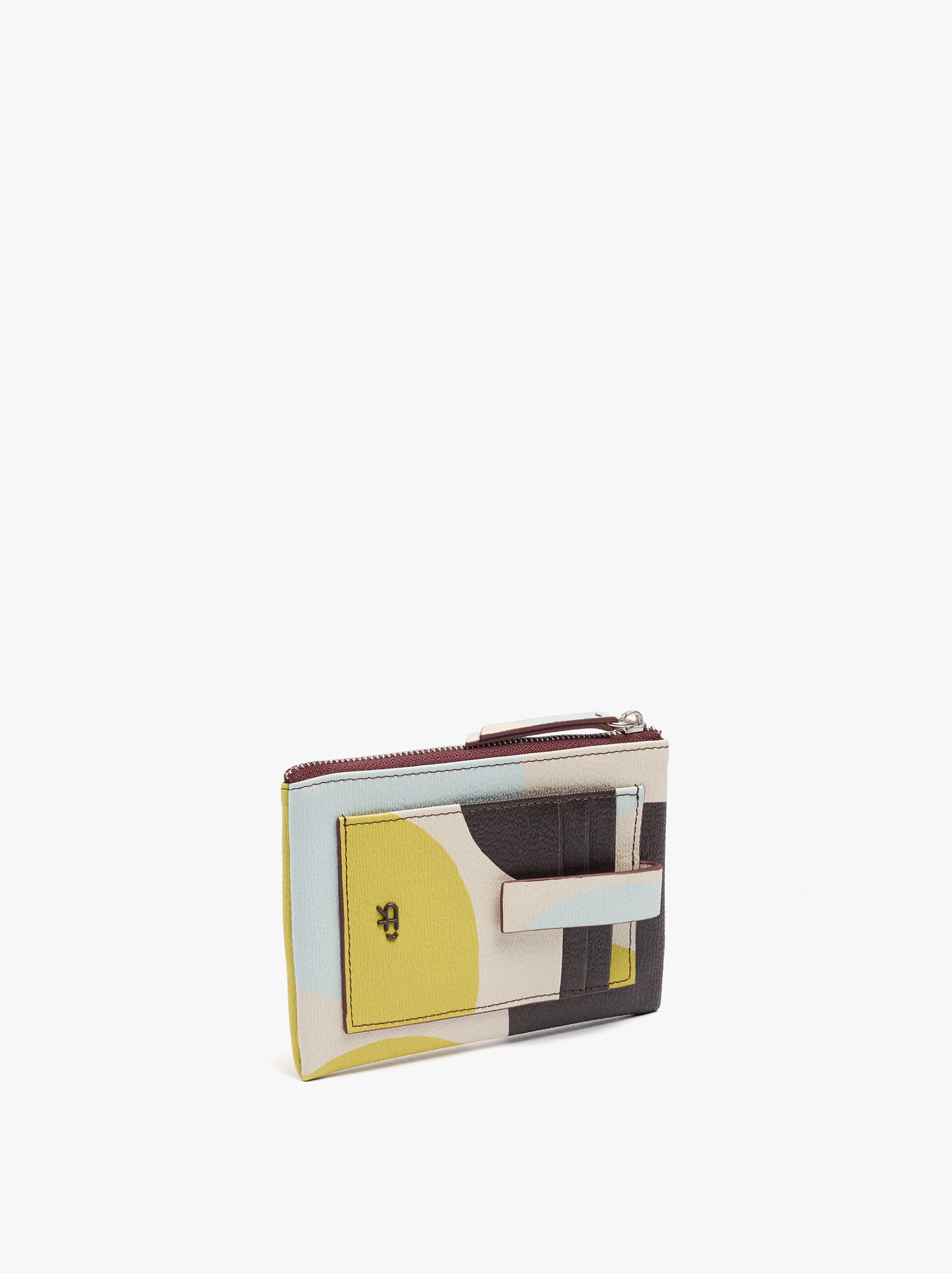 Porta carte di nylon stampato