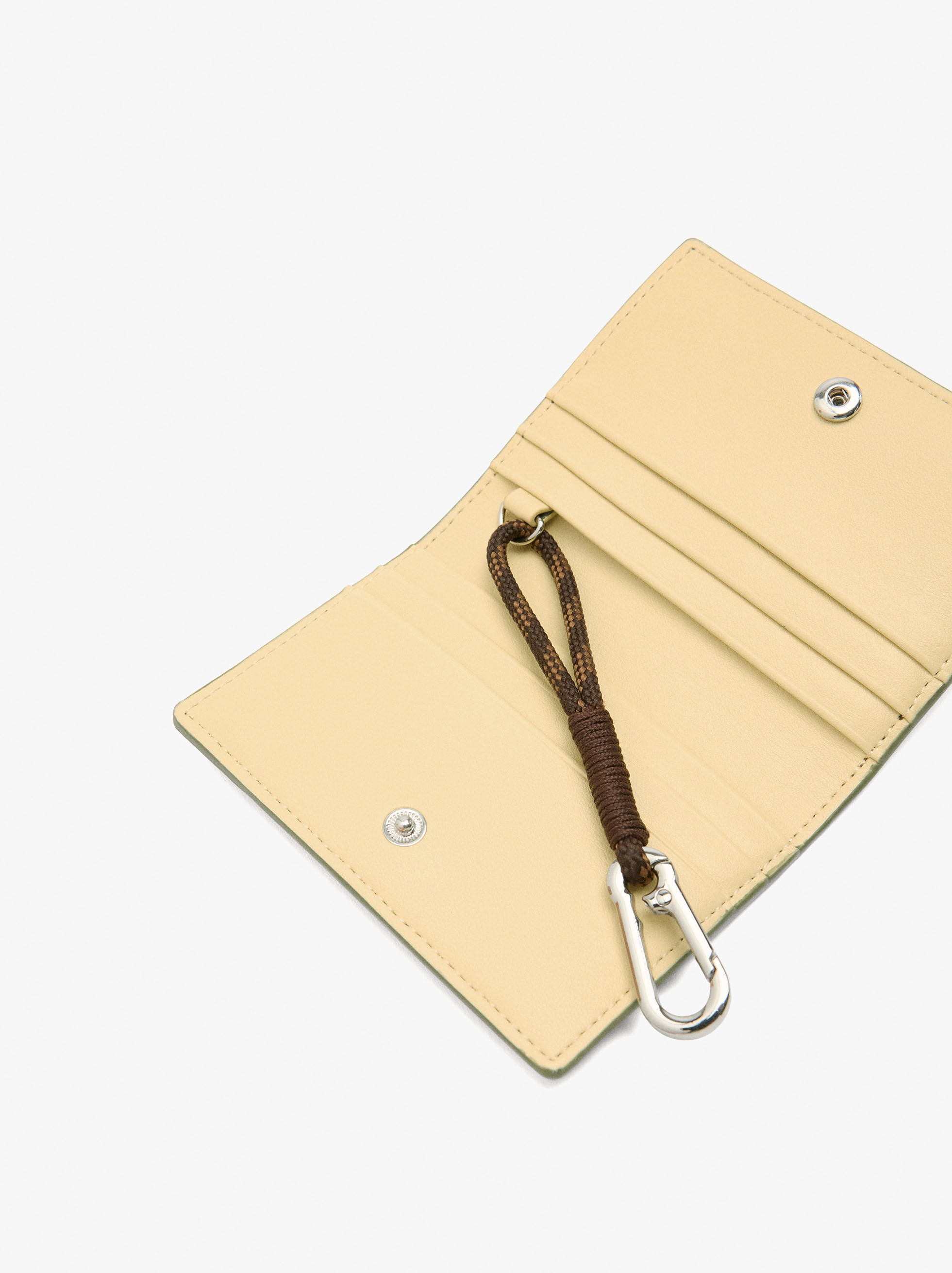 Porta carte di credito con texture