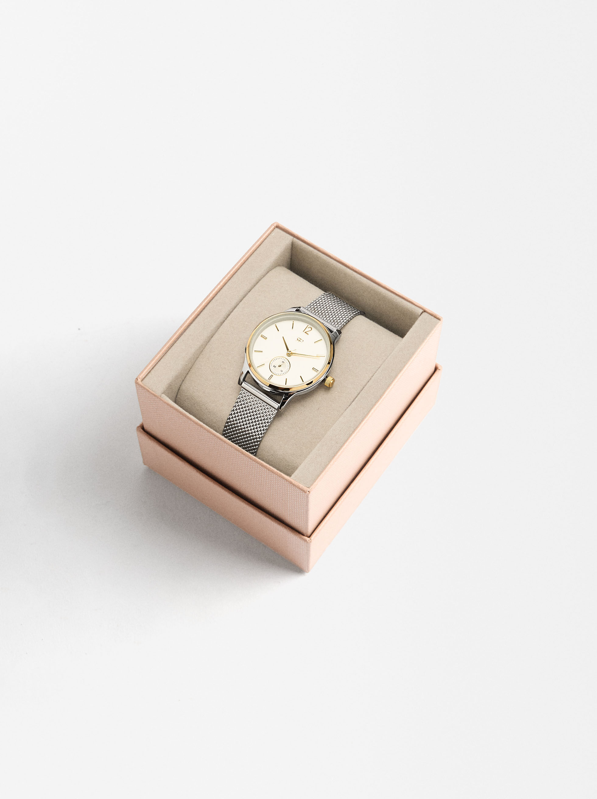 Orologio cinturino in acciaio a maglie