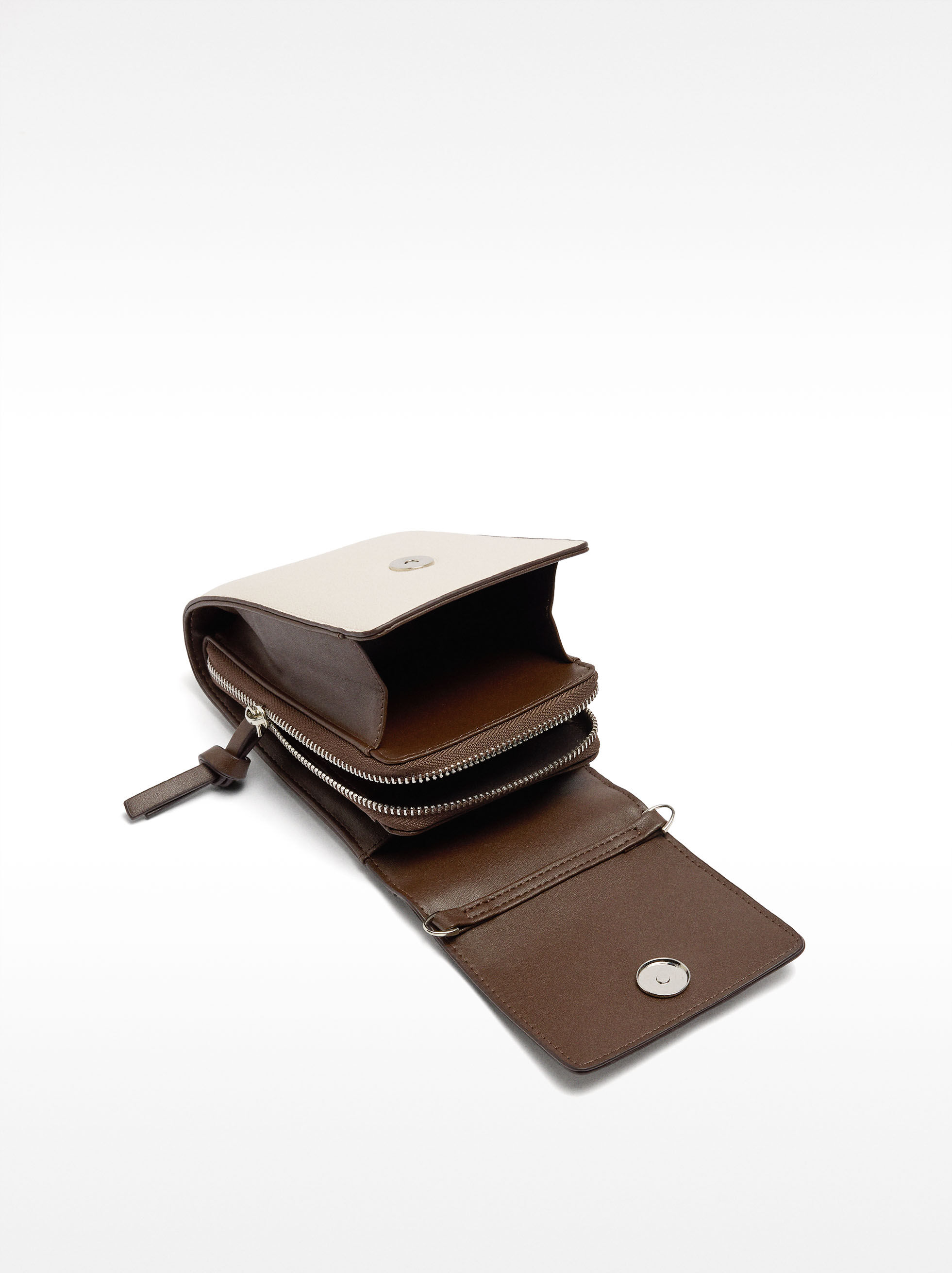 Borsa per telefono con chiusura a soffietto