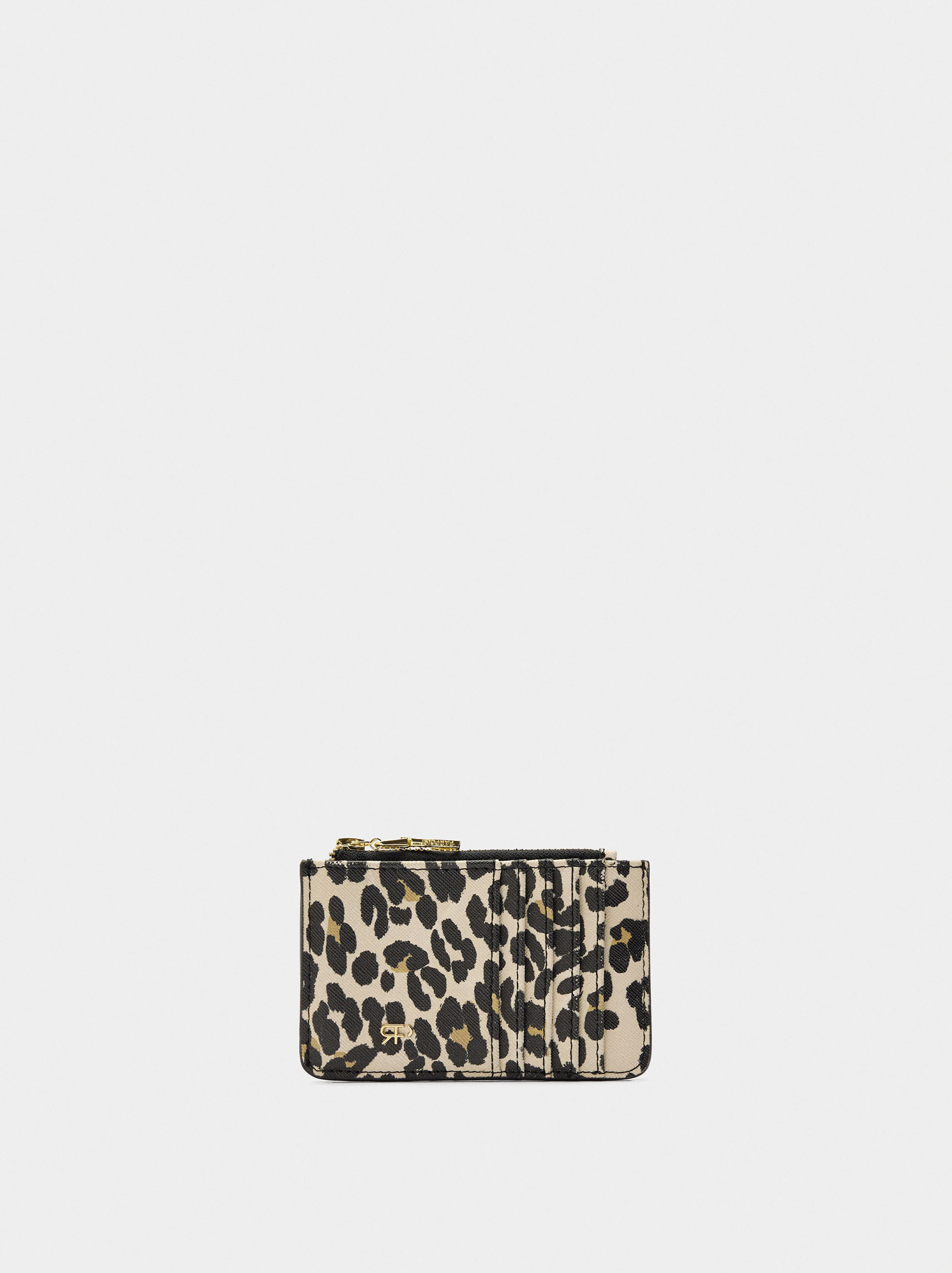 Porta carte con stampa animale