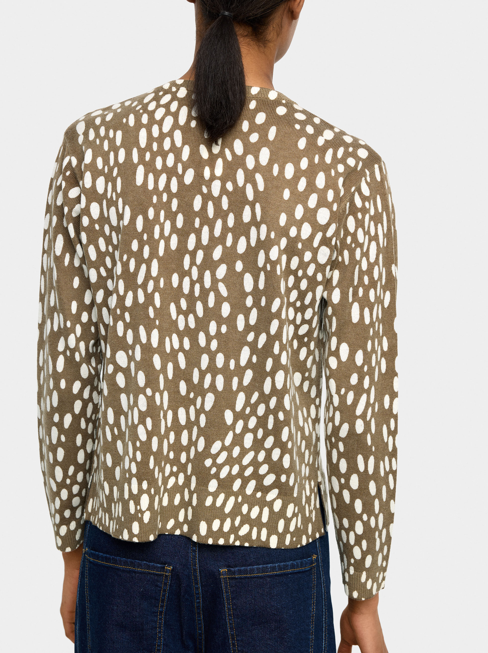 Maglietta in maglia stampata