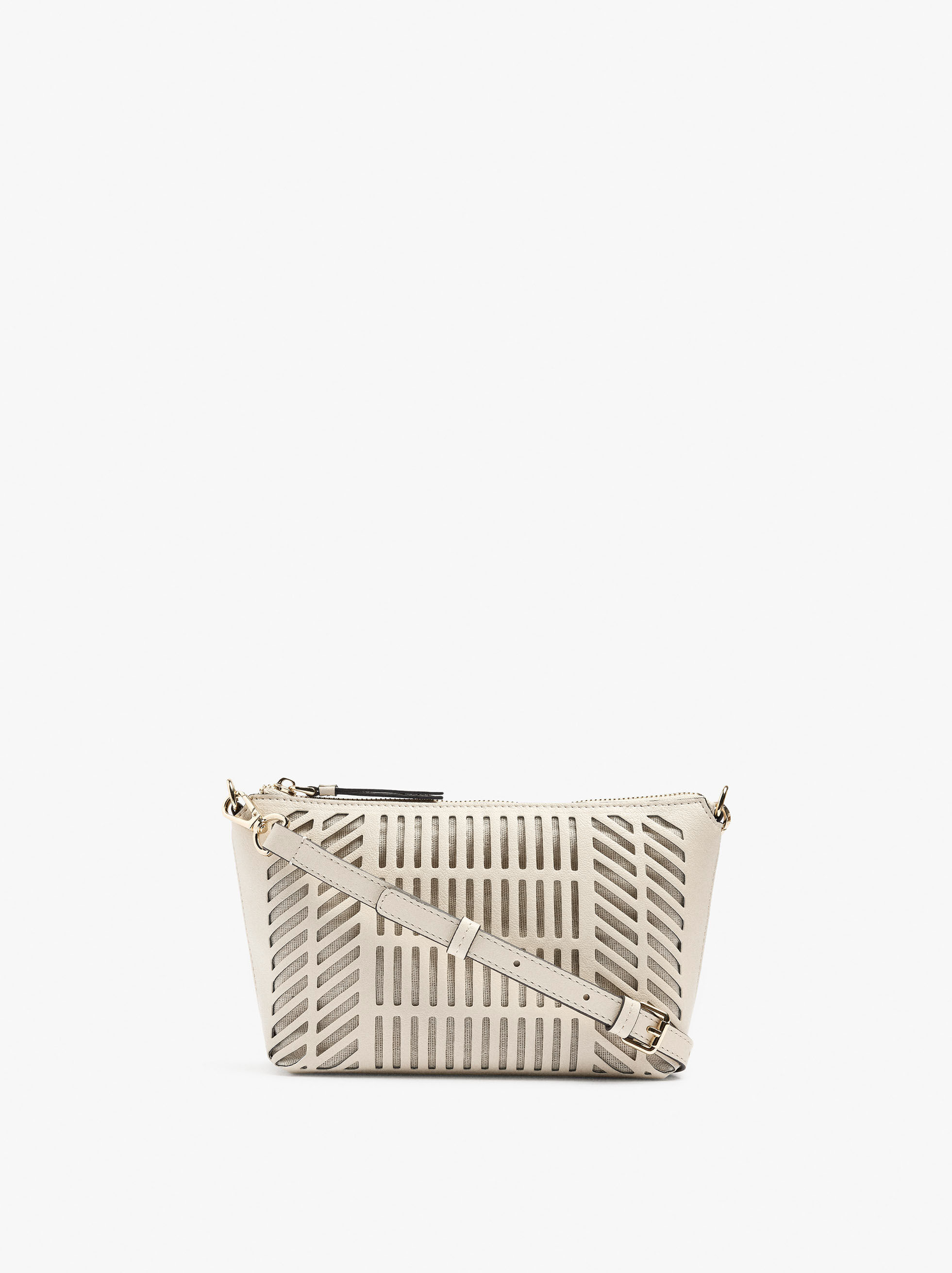Borsa a tracolla con fori