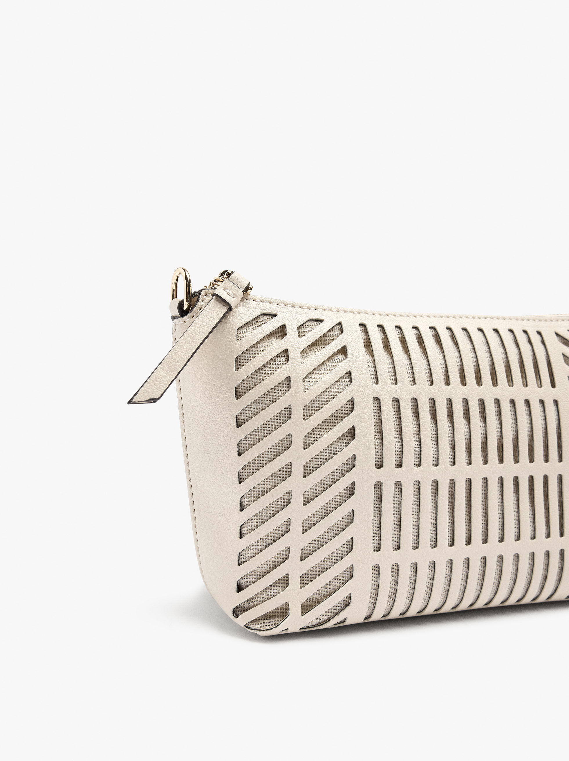 Borsa a tracolla con fori