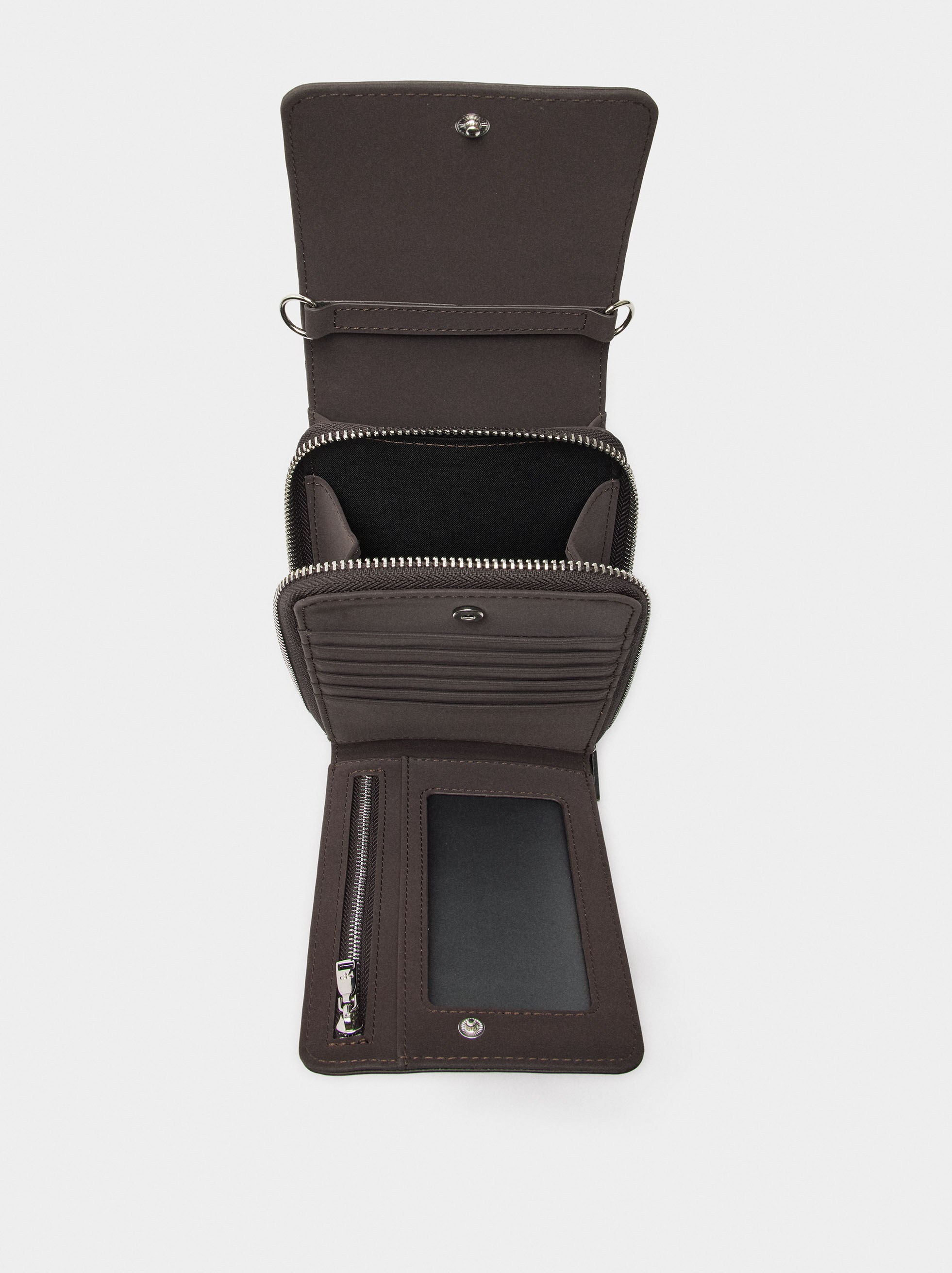 Borsa per telefono con texture morbida