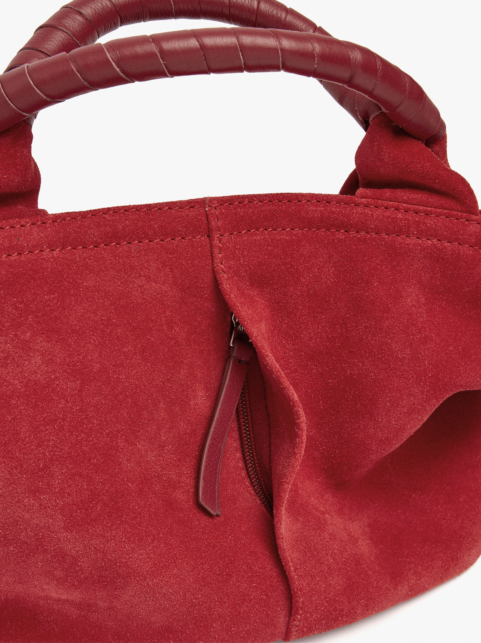 Tote bag in pelle con tracolla