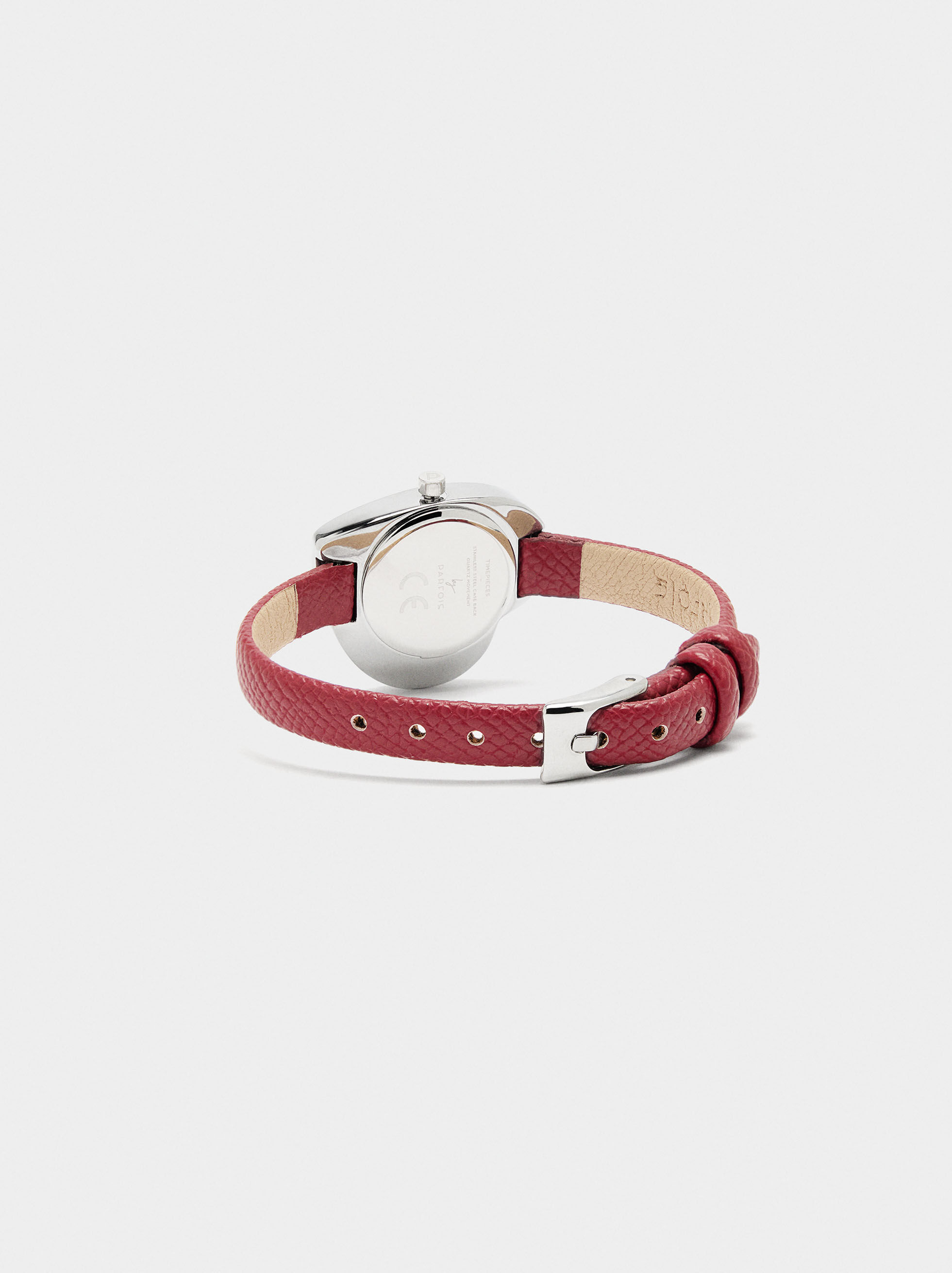 Orologio cuore cinturino con texture
