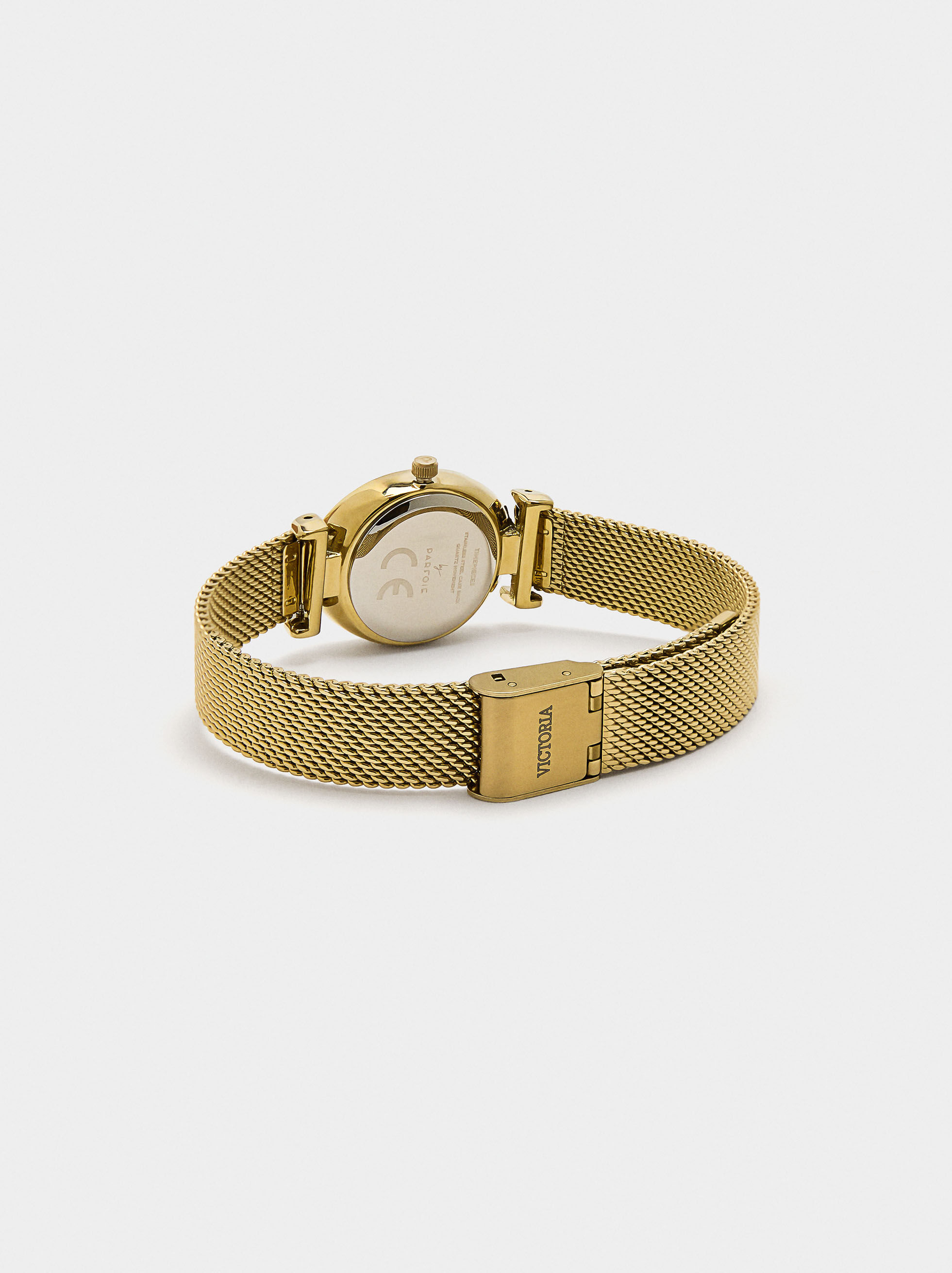 Orologio ovale in acciaio inossidabile con cinturino metallico