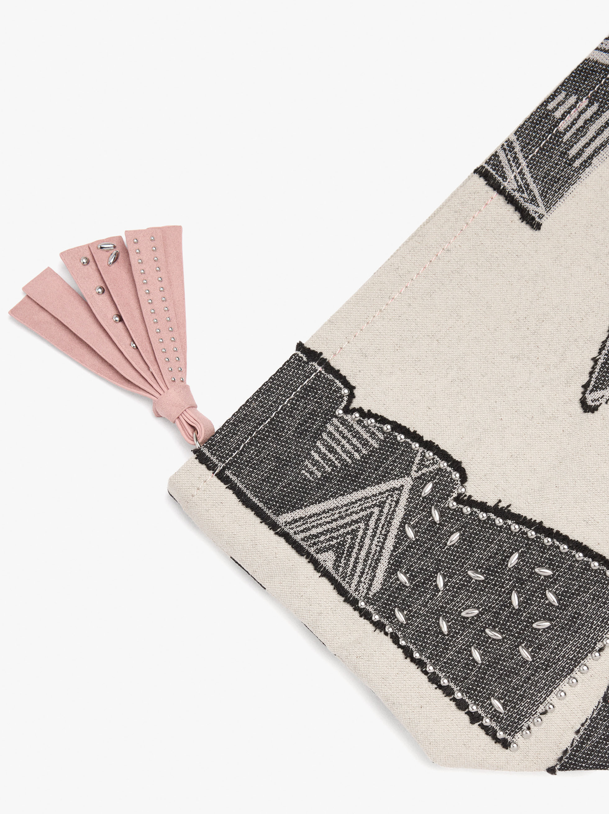 Borsa per cosmetici jacquard