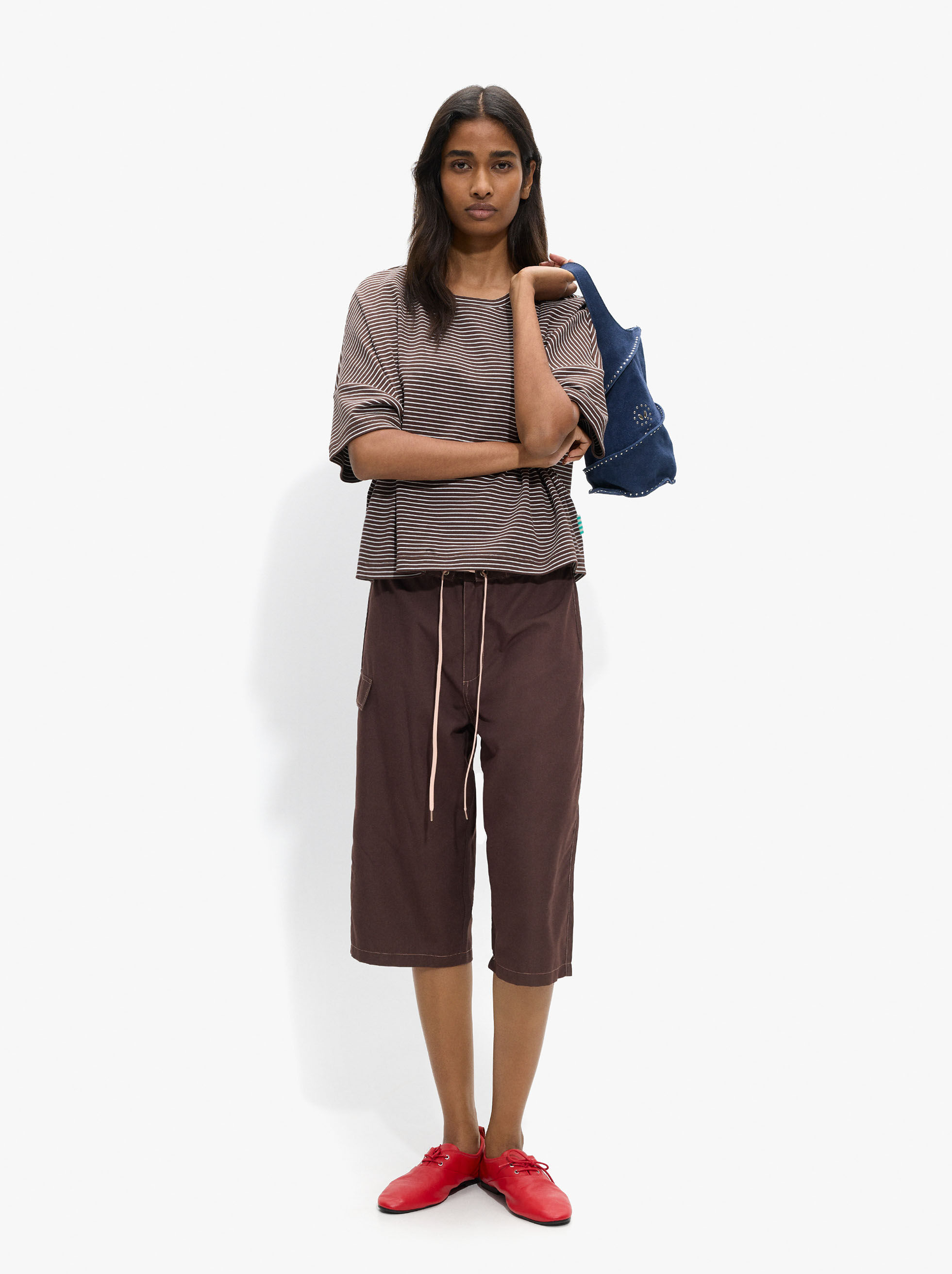 T-shirt in cotone a righe