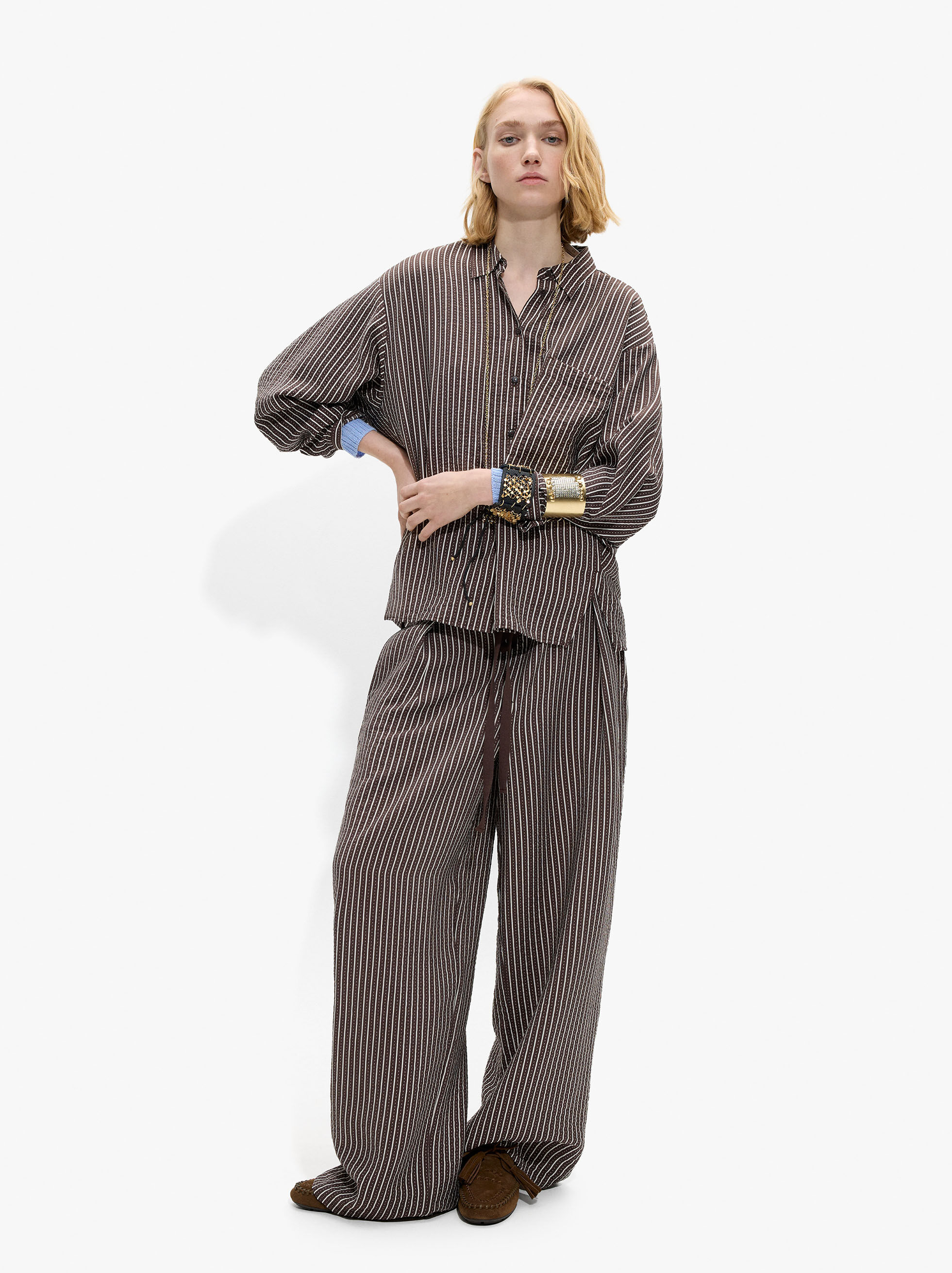 Pantaloni a righe