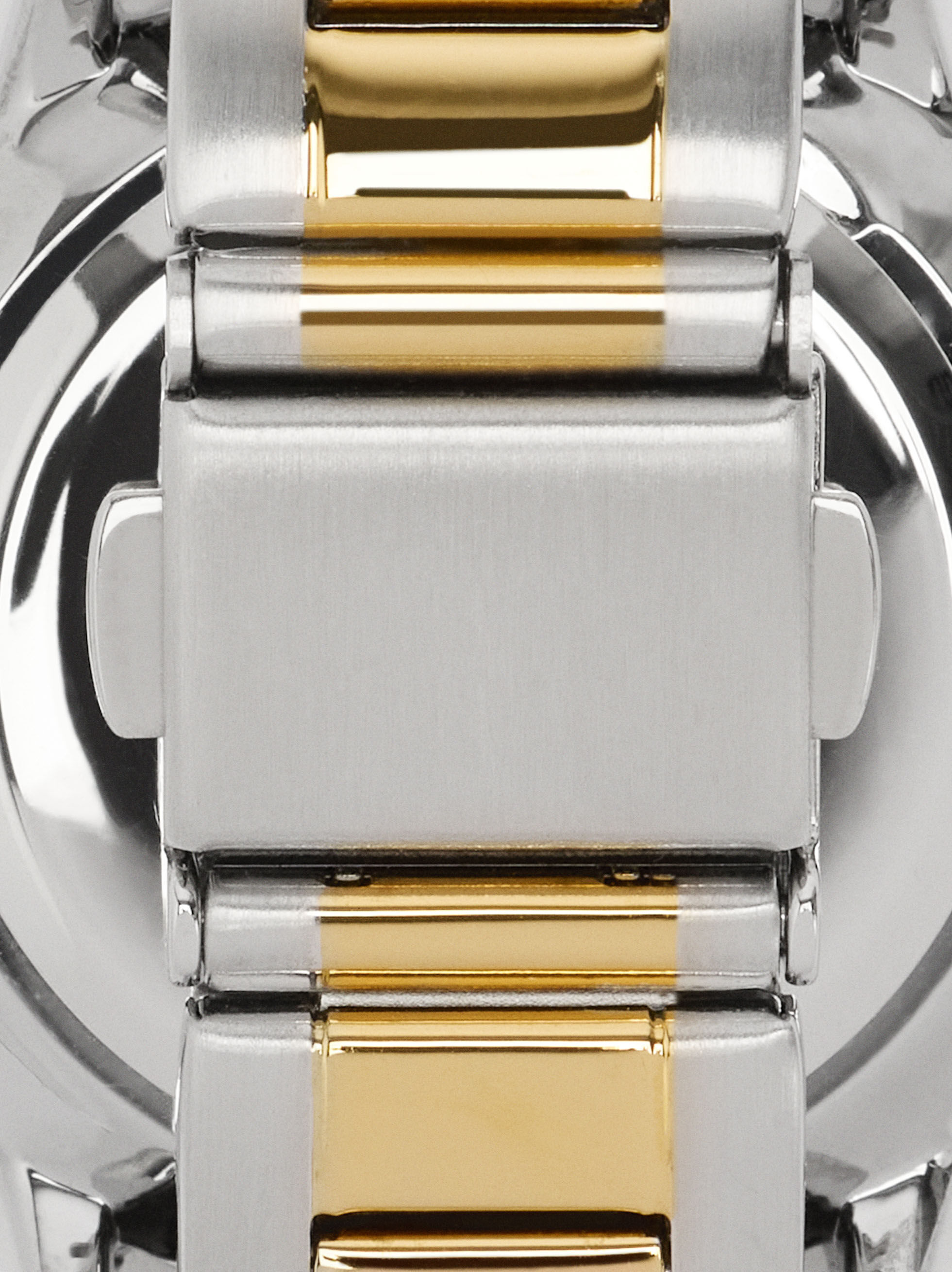 Orologio bicolor cinturino in acciaio inossidabile
