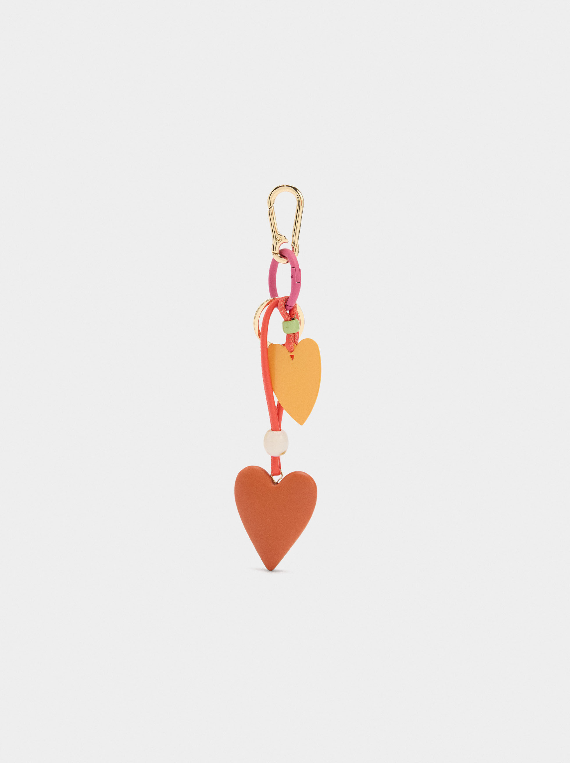 Portachiavi charm cuori