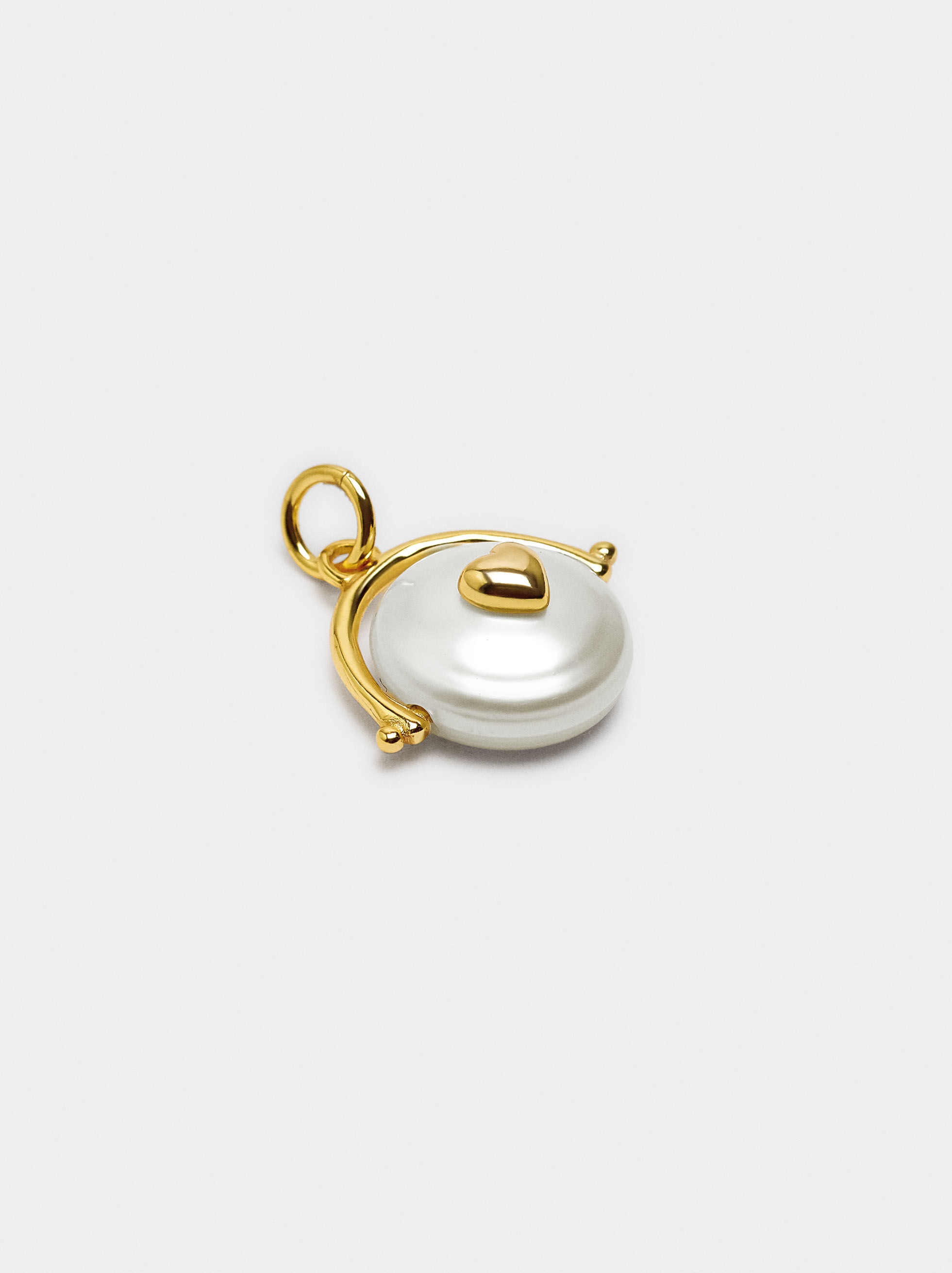 Charm perla d'acqua dolce - argento sterling 925