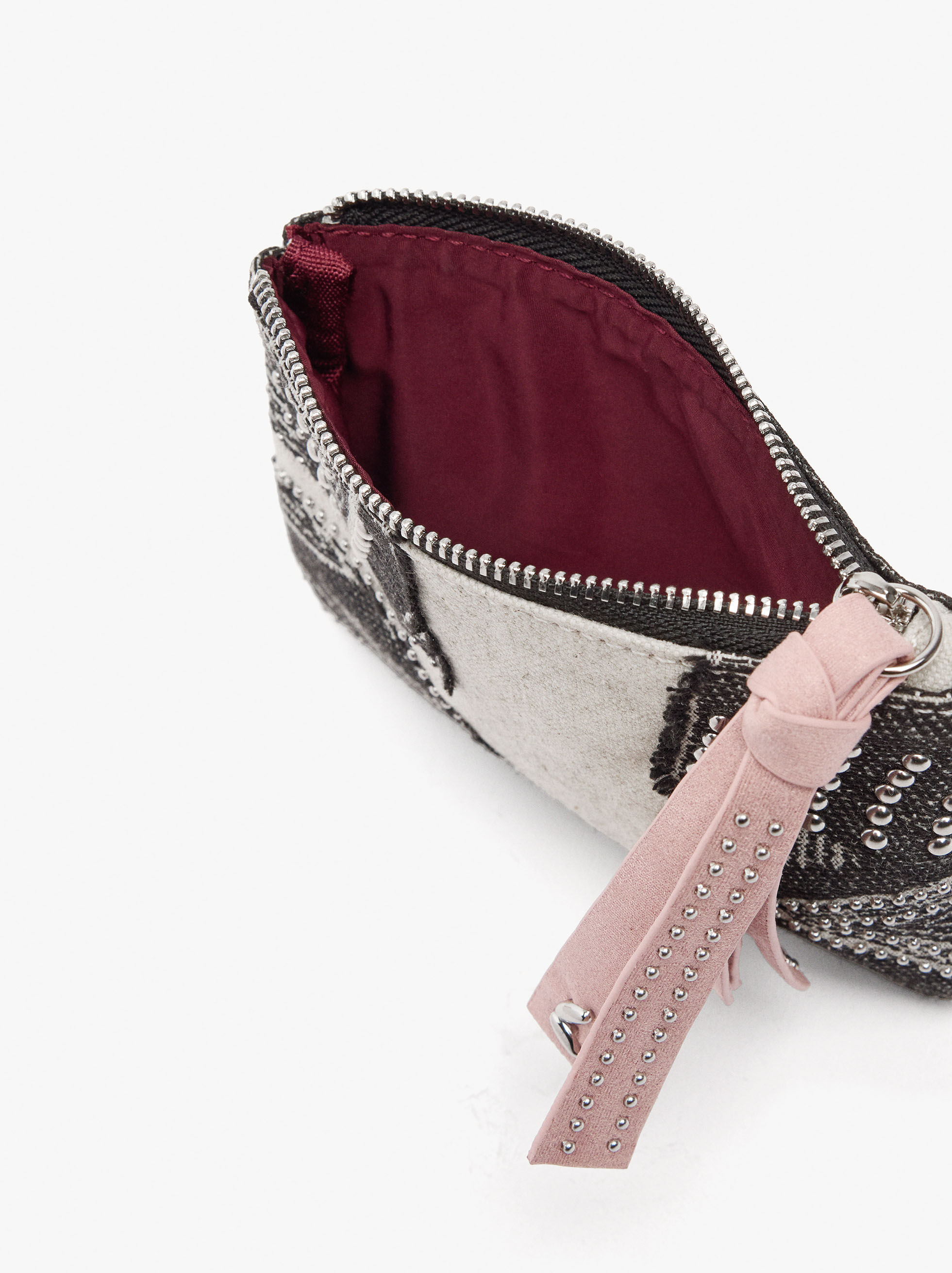Portamonete jacquard