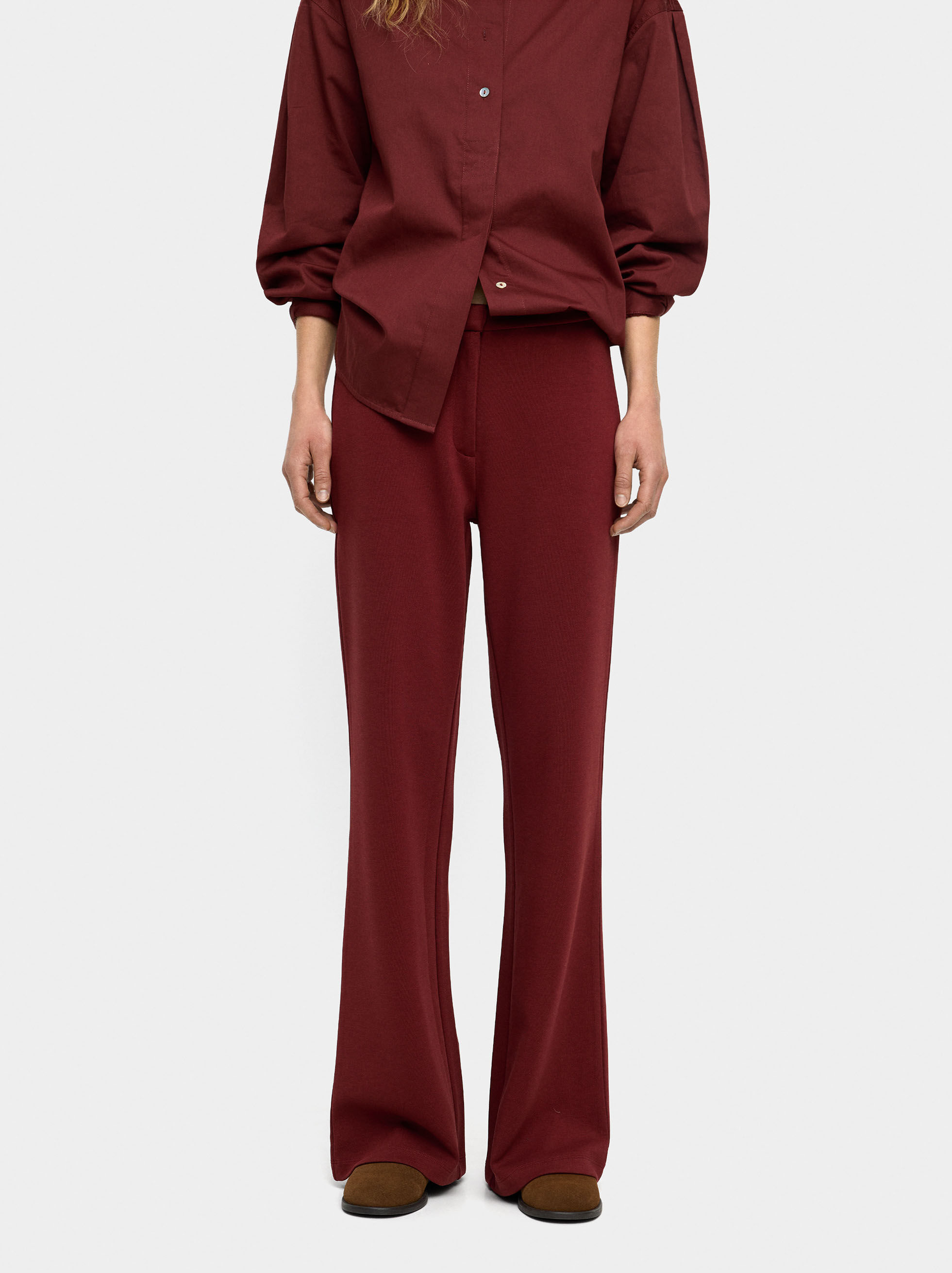 Pantaloni in misto cotone