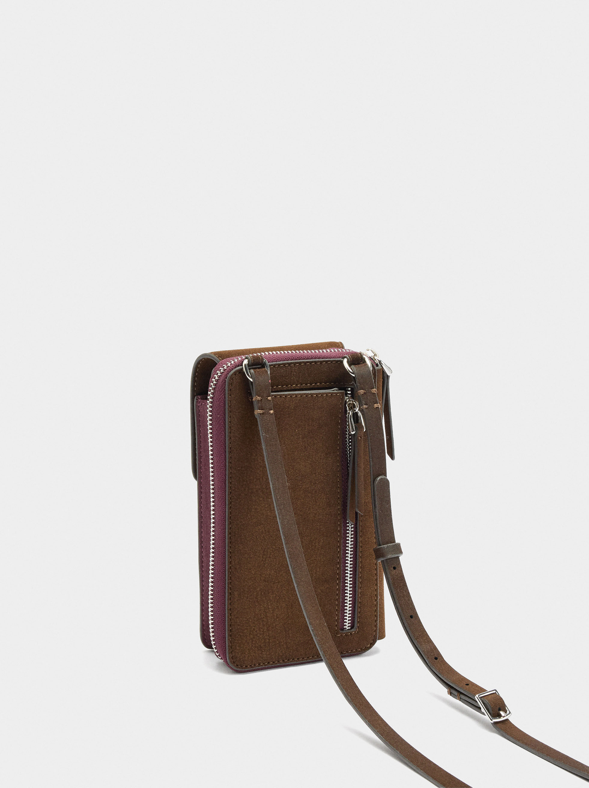Borsa per telefono con effetto pelle