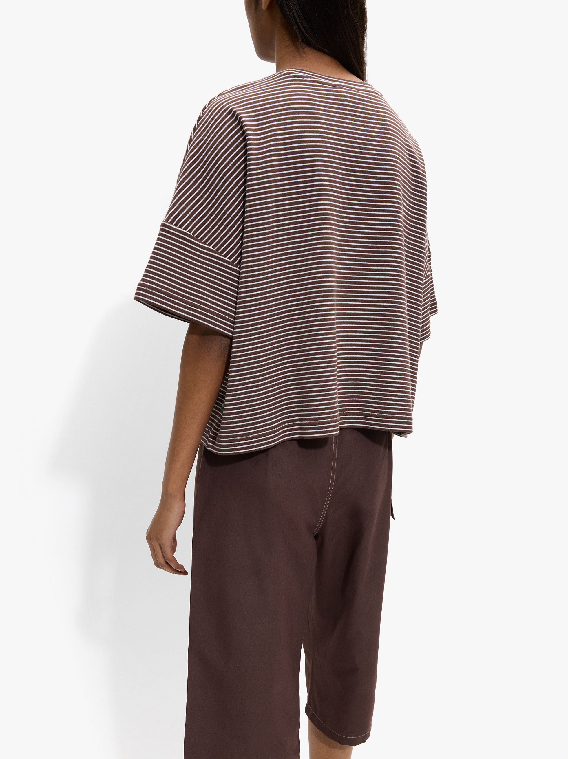 T-shirt in cotone a righe