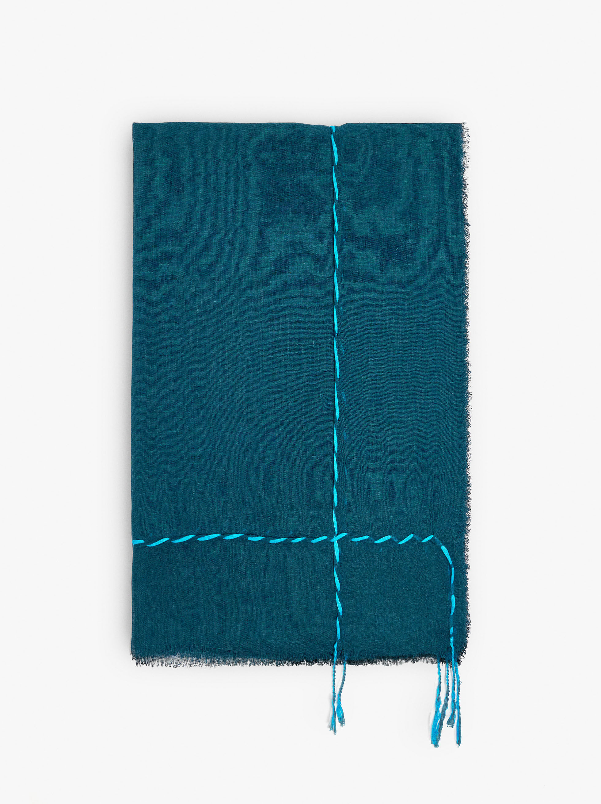 Pashmina in misto di lino