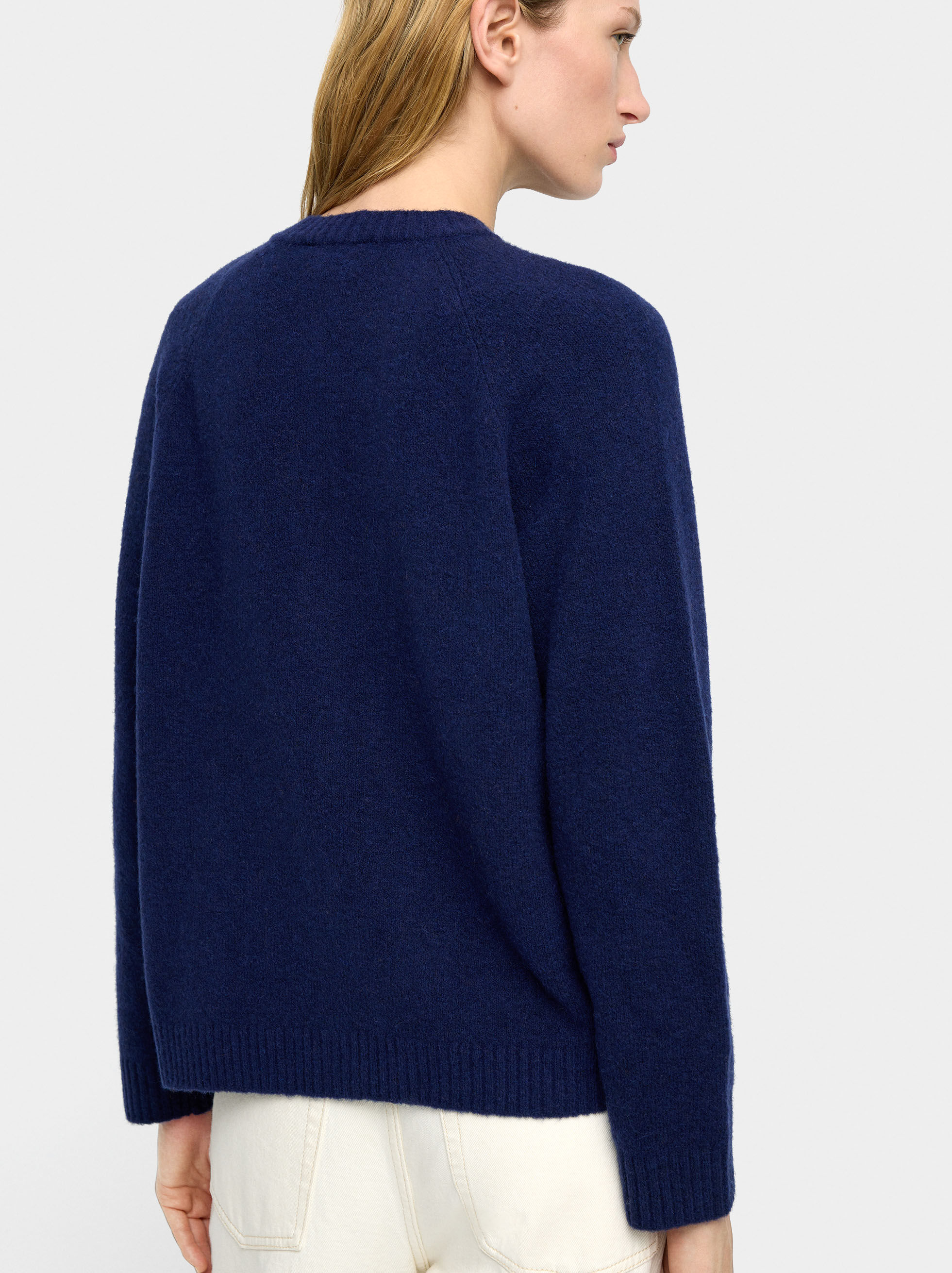 Cardigan in maglia liscio