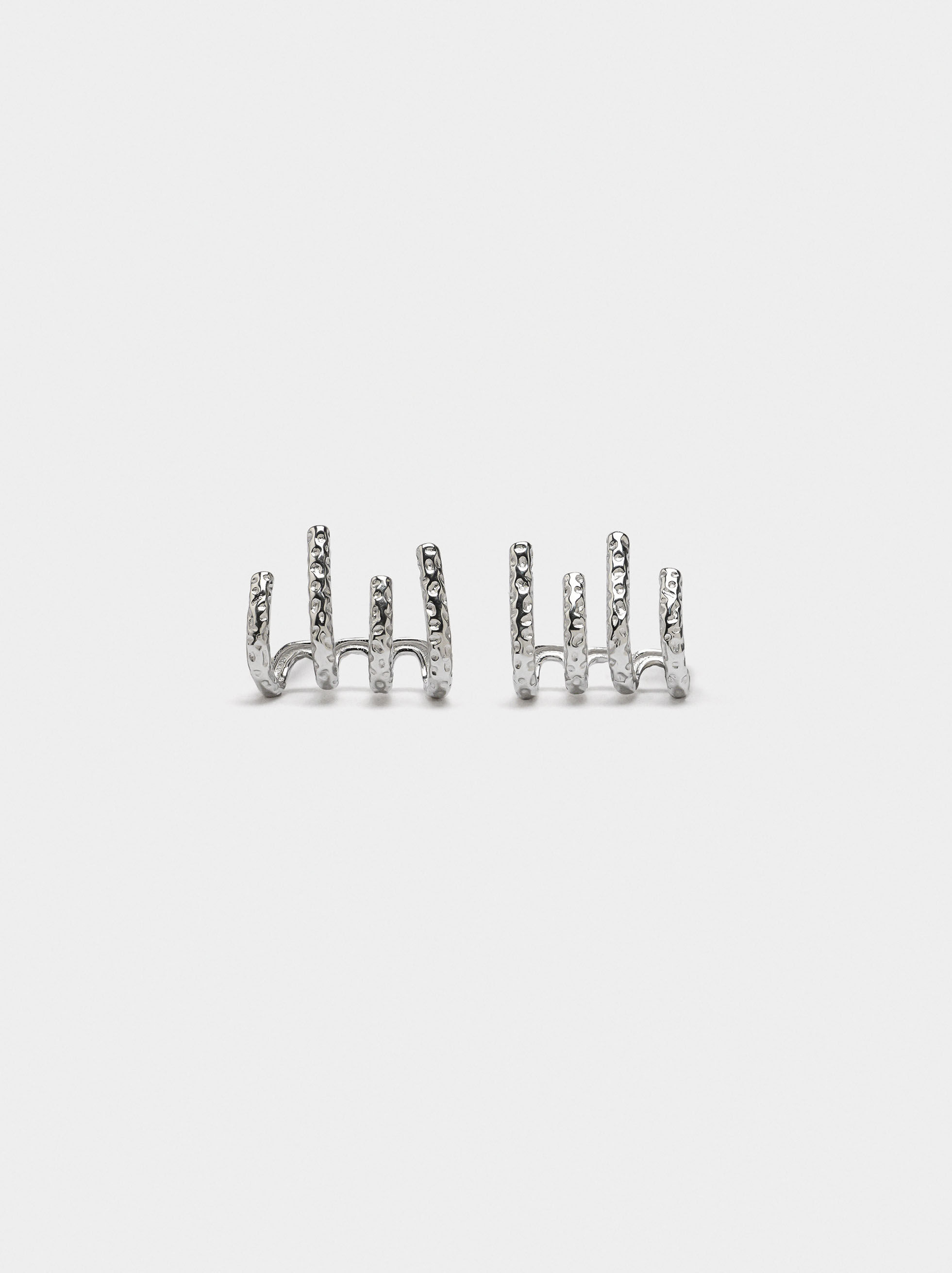 Anelli multipli con zirconi - argento sterling 925