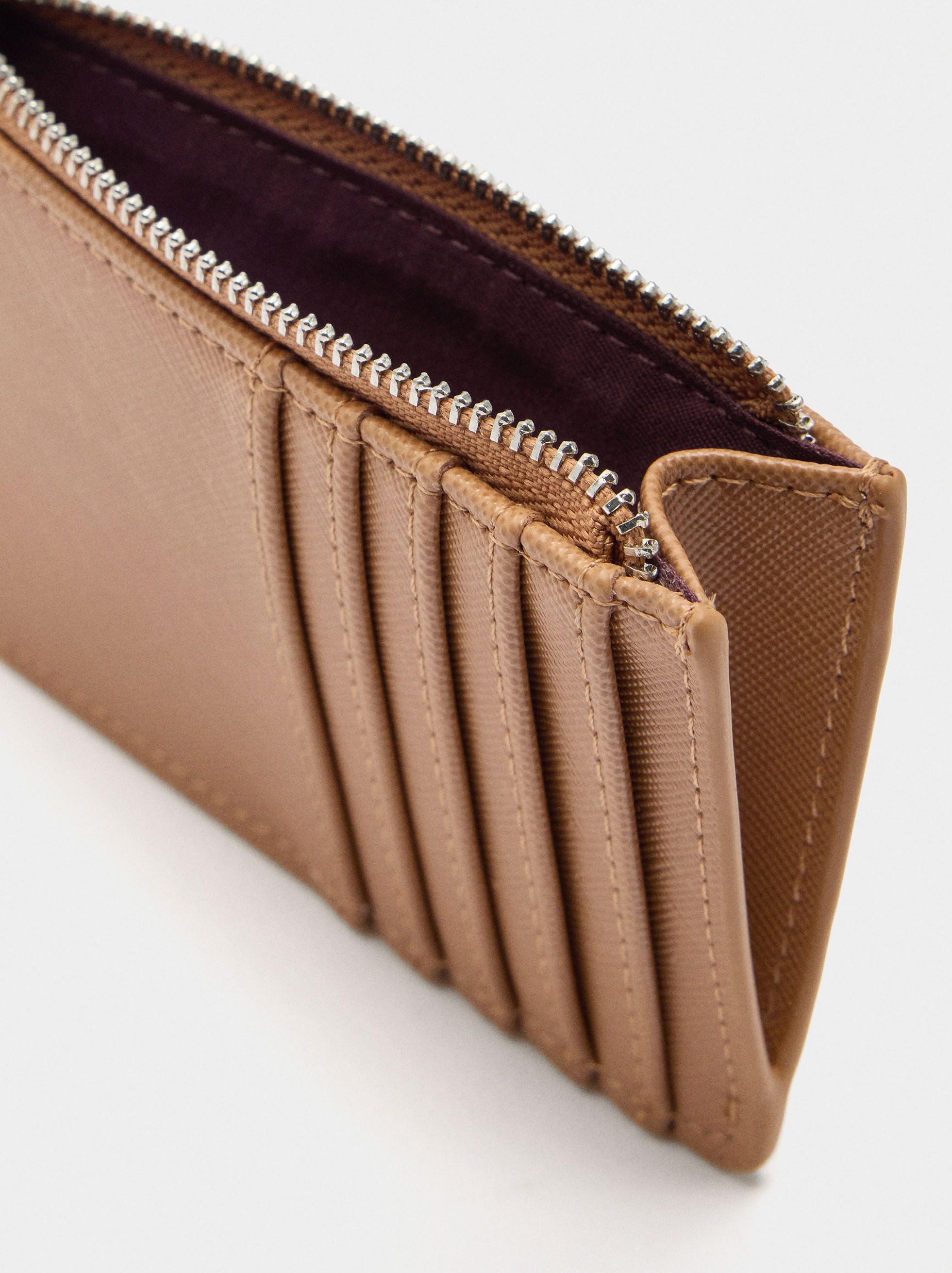 Porta carte di base con texture